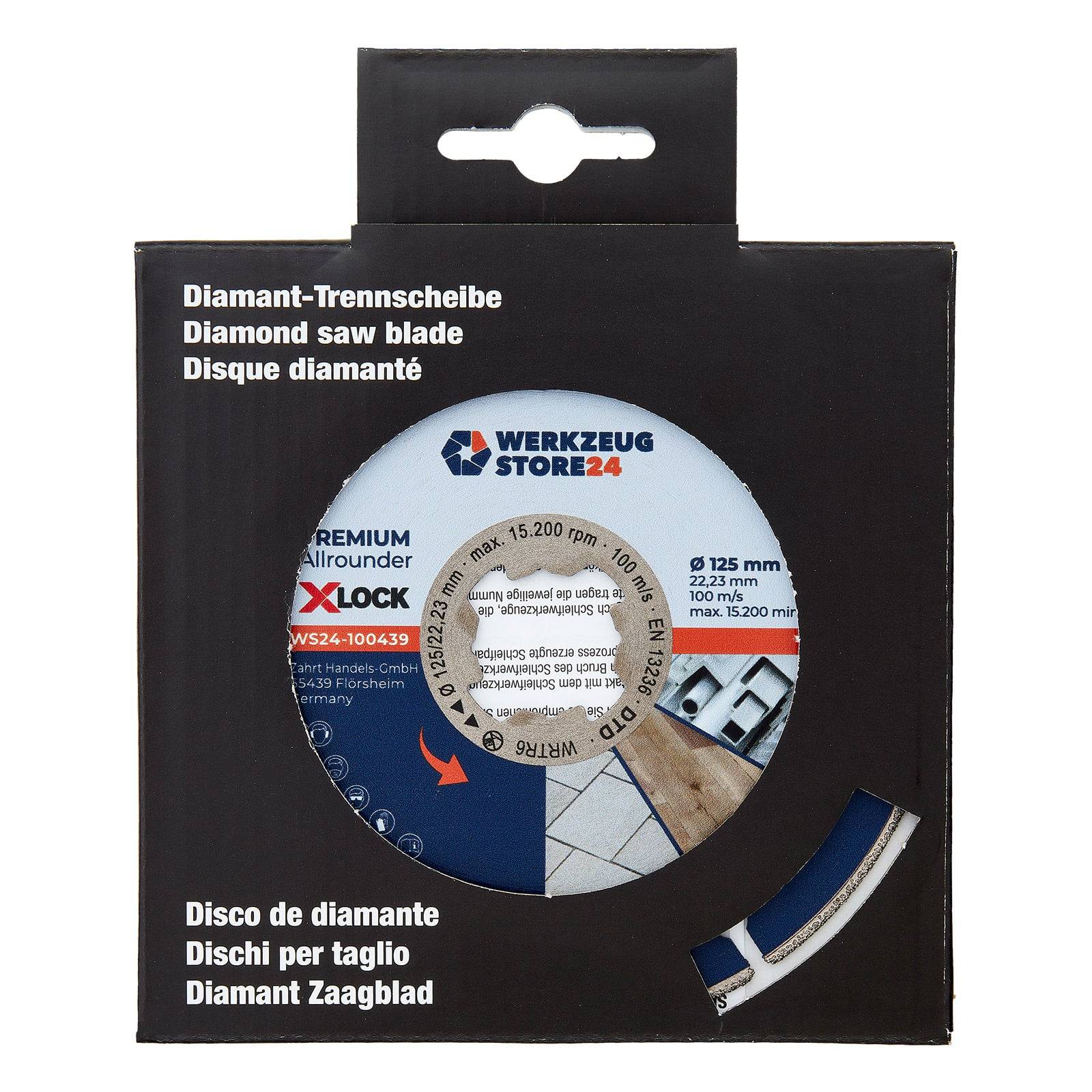WS24 Diamanttrennscheibe X-Lock® Premium Universal 125 mm - WS24-100439