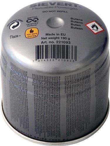 Ein Kanister mit der Aufschrift 