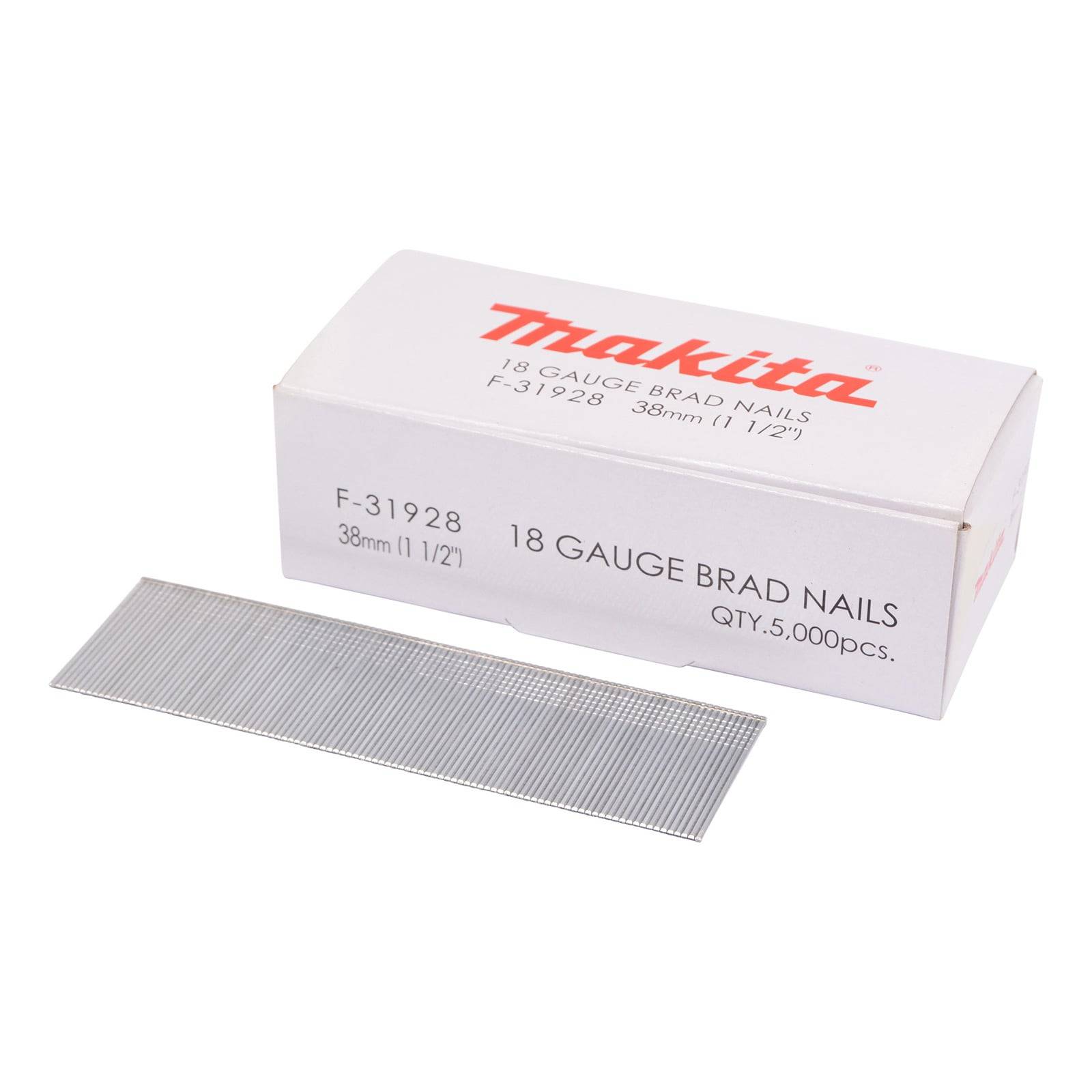 Makita 18 Gauge Brad Nägel Packung mit 'F-31928, 38mm (1 1/2
