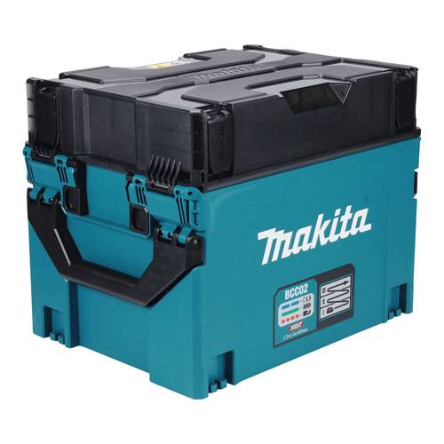 MAKITA BCC02 - Akku-Ladekoffer für Akkus der XGT-Serie (40V XGT | 2,0-4,0Ah | 12 Steckplätze)