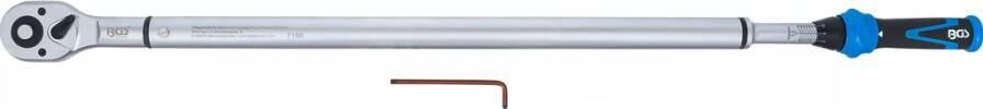 Drehmomentschlüssel mit Feinskala 4296007 Anzugswert 100 - 700 Nm Antriebsvierkant 3/4 `` Länge 1210 mm Skaleneinteilung