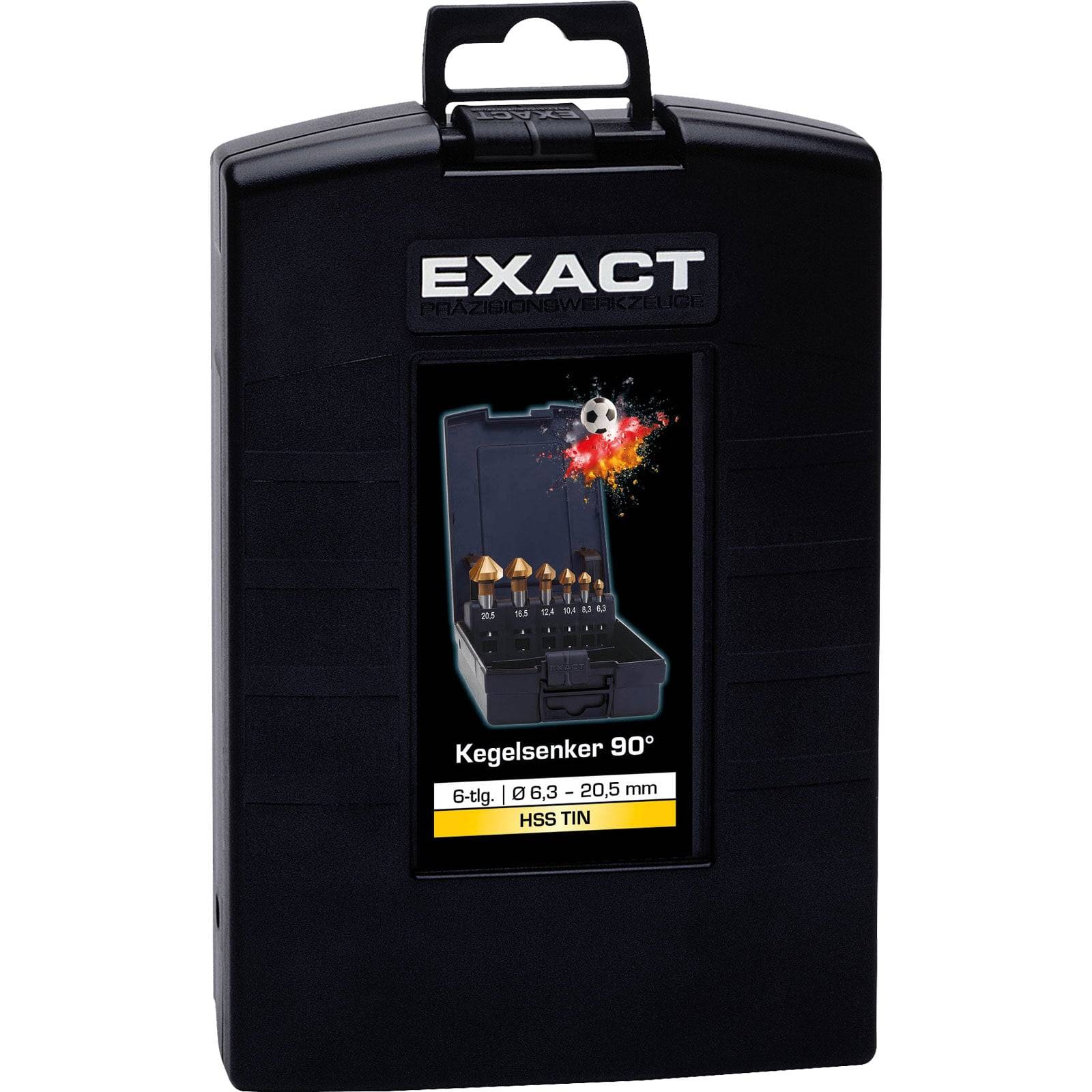 Ein schwarzer Koffer mit der Aufschrift 