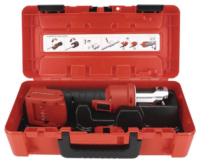 Akkupressmaschine ROMAX NANO iJaw u.32 kN 0-108mm Grundgerät,Akku,Ladegerät