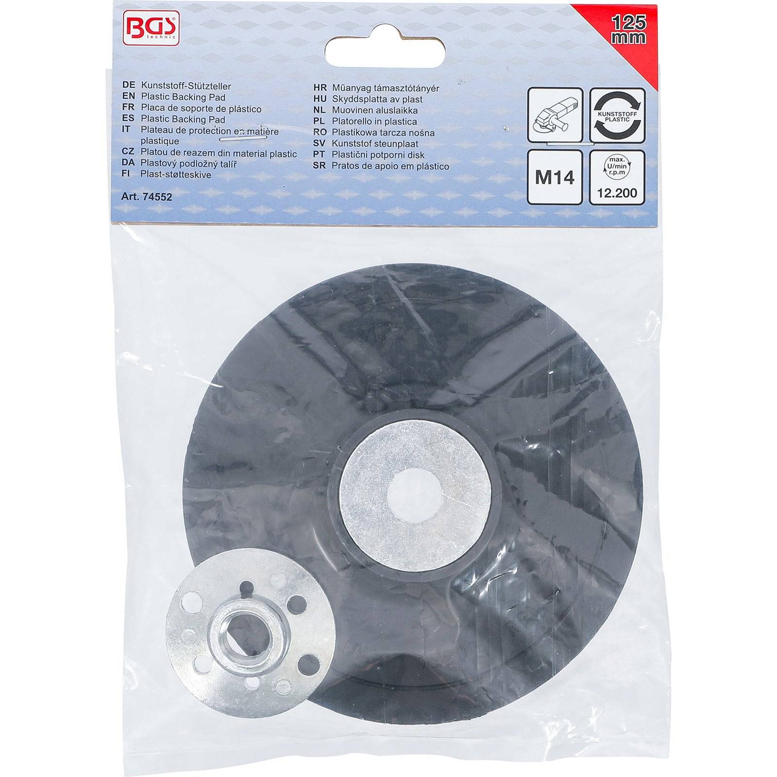 BGS Kunststoff-Stützteller Ø 125 mm - 74552