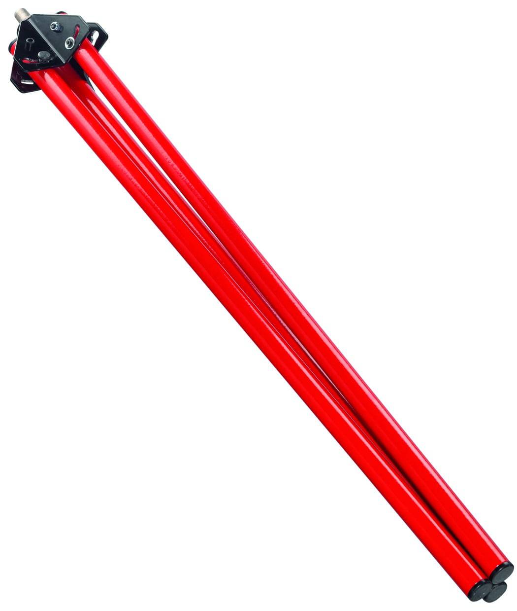 Rote Bolzenschneider mit langen Griffen und einem schwarzen Schneidkopf, diagonal positioniert, was auf die Verwendung zum Durchtrennen robuster Materialien hindeutet.