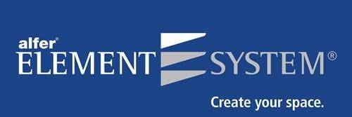 ELEMENT SYSTEM Winkelträger 10300 L.180mm p.Träger 55kg STA weißalu. - 10300-00023