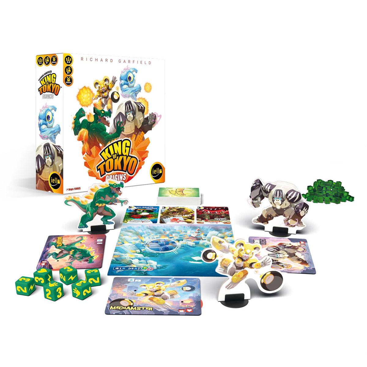 Iello King of Tokyo: Origins - Würfelspiel (+)