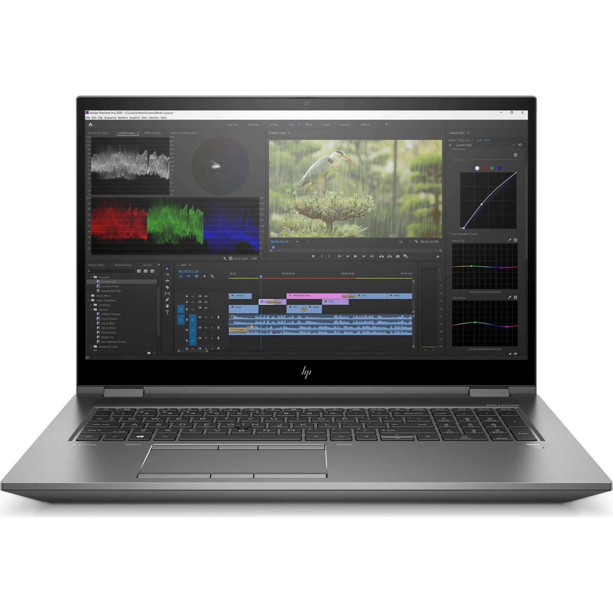 HP ZBook Fury 17 G7 i7-10850H 17.3" FHD Webcam nVidia Win 11 Pro DE 16 GB 2 TB SSD