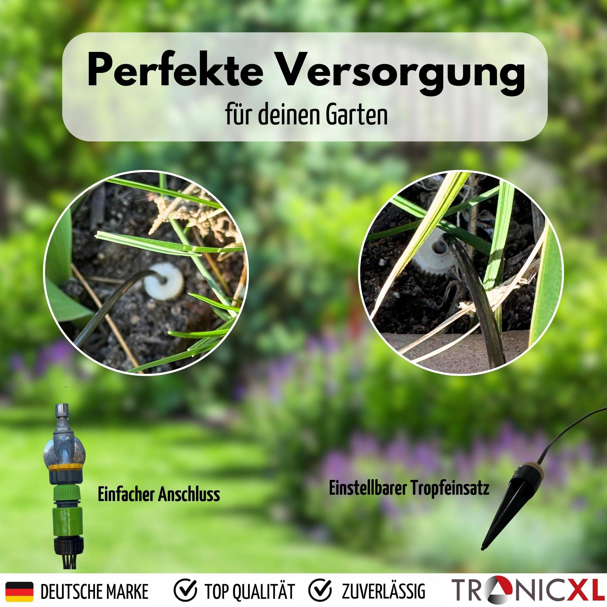 Automatisches Tröpfchenbewässerungssystem Bewässerung System Bewässerungssystem für Gartenschlauch