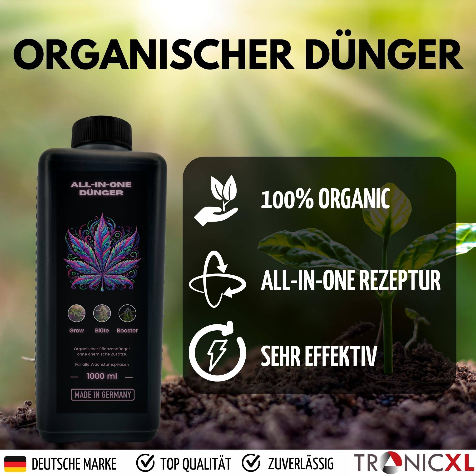 2L Grow Dünger für Growbox Grower 2Liter Starter Set Try Pack Grower