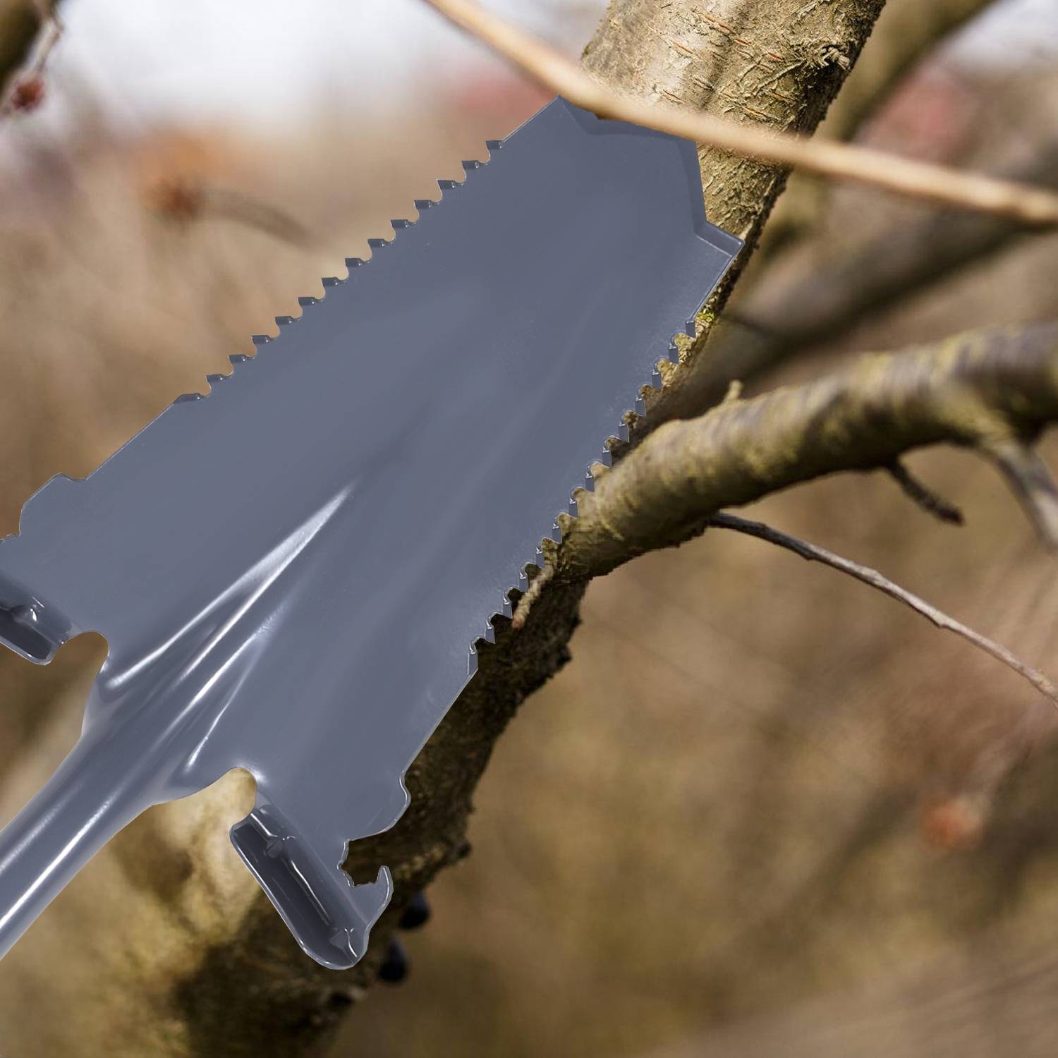 Spaten Garten umgekehrtes V-förmiges Blatt Spitz All-in-One Spaten - Gärtnerspaten Rot