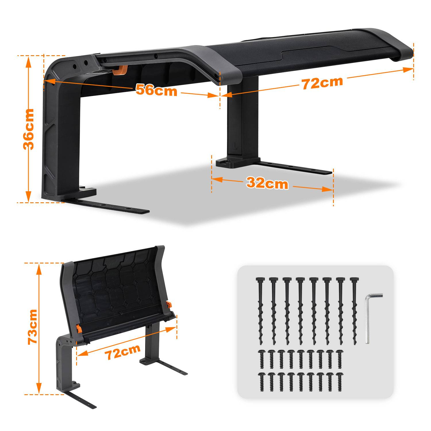 Rasenmäher Garage Rasen Roboter Haube Mähroboter Dach Rasenroboter Sonnenschutz Pulverbeschichtet 72x56x36 cm Schwarz