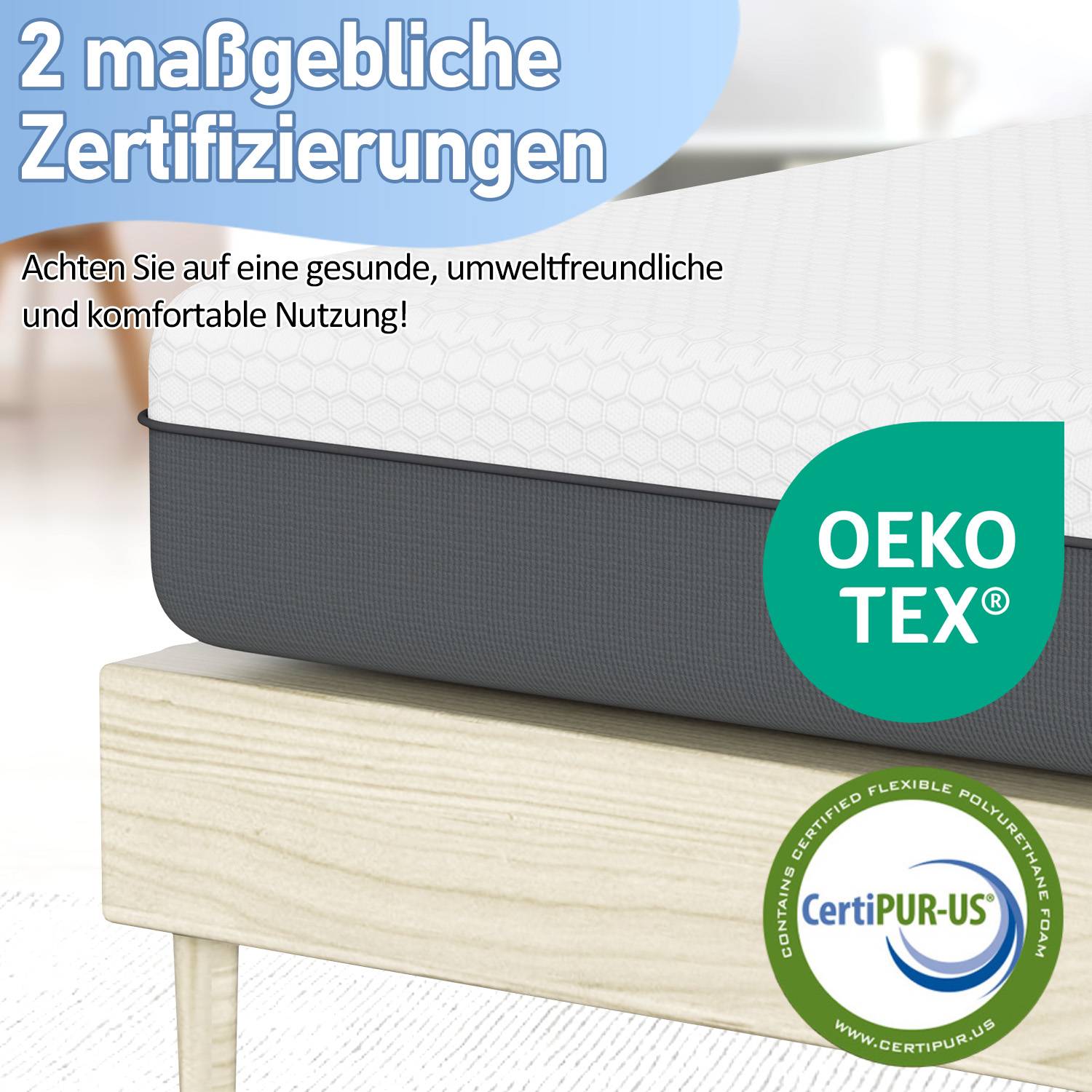 Matratze Premium Ergonomische Kaltschaummatratze 160x200x16 cm saugstark hohe Atmungsaktivität H3 Abbau von körperlichem Stress