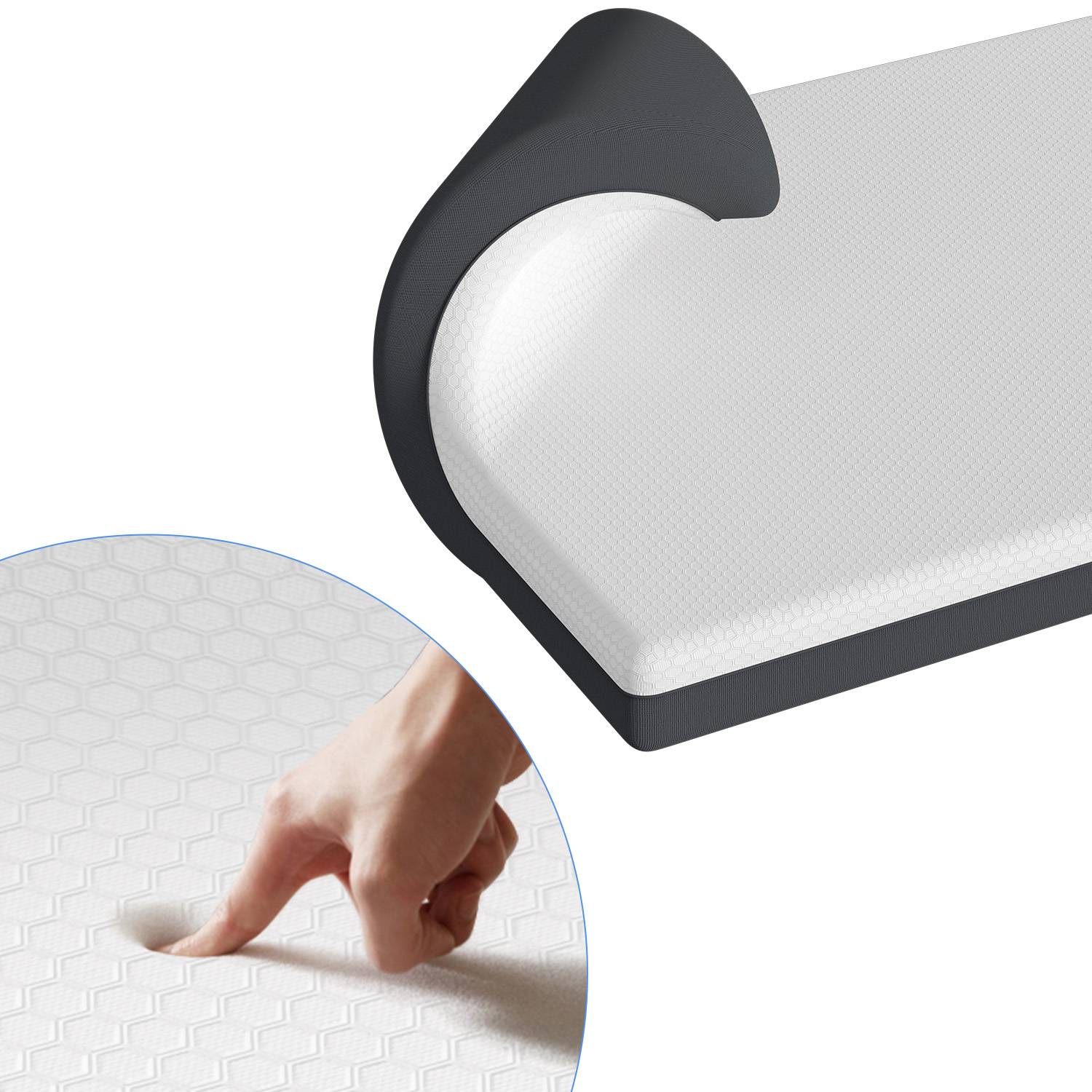 Matratze Premium Ergonomische Kaltschaummatratze 180x200x16 cm saugstark hohe Atmungsaktivität H3 Abbau von körperlichem Stress