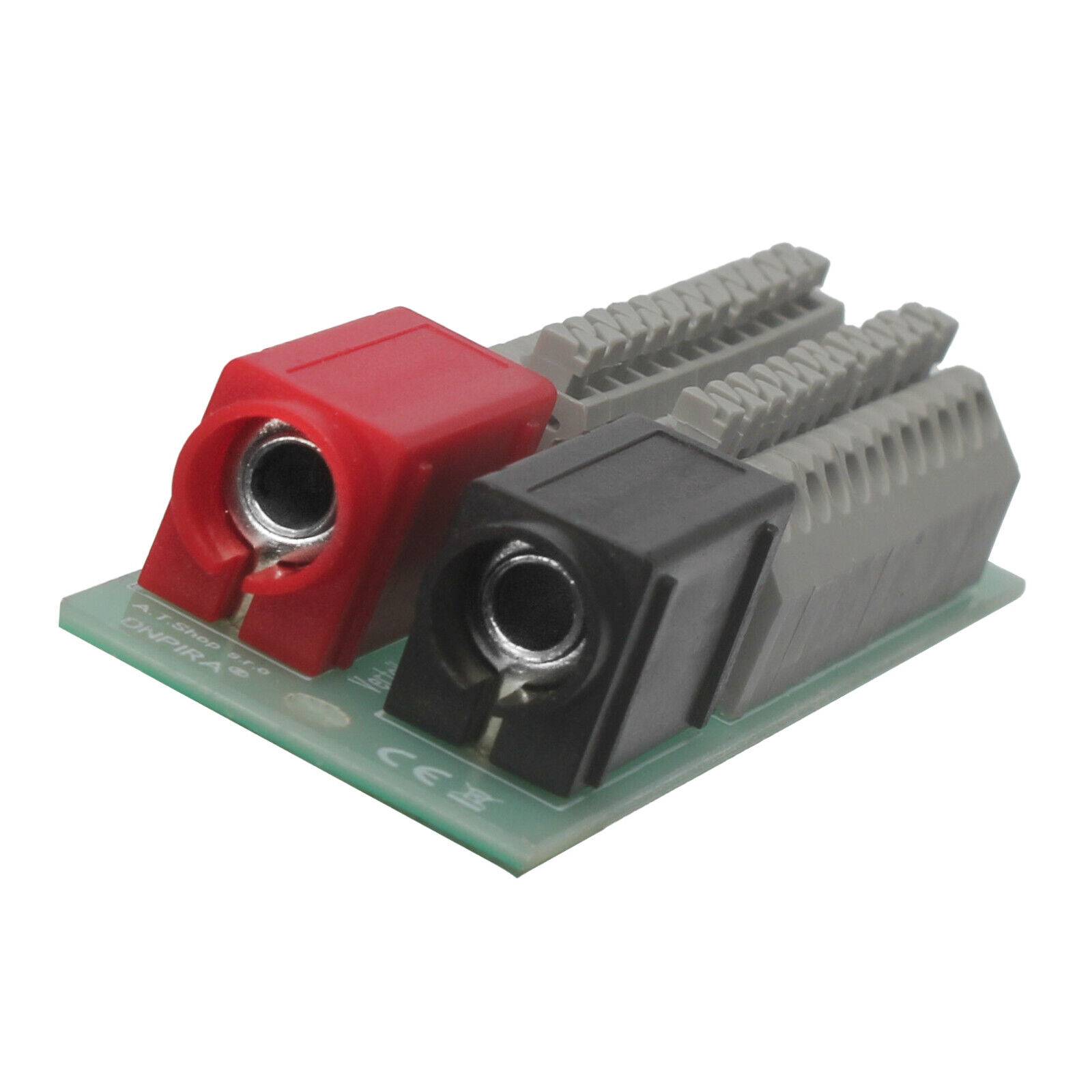 Stromverteiler Verteiler Labornetzteil Verteilerleiste W2x12B 4mm Bananenstecker