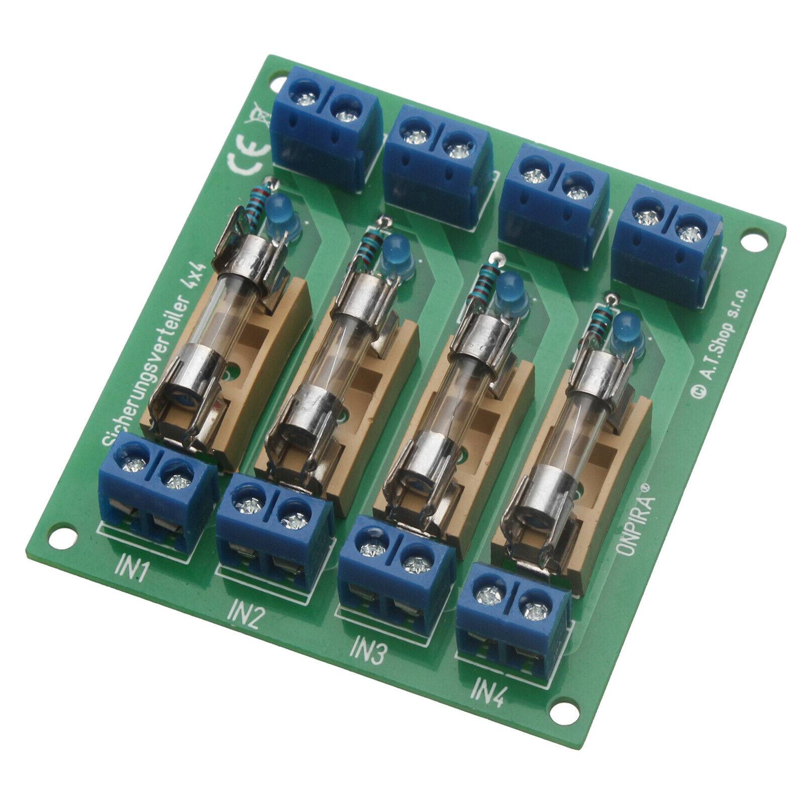 Sicherungsmodul Stromverteiler 12A Verteiler Modellbau Sicherungsverteiler