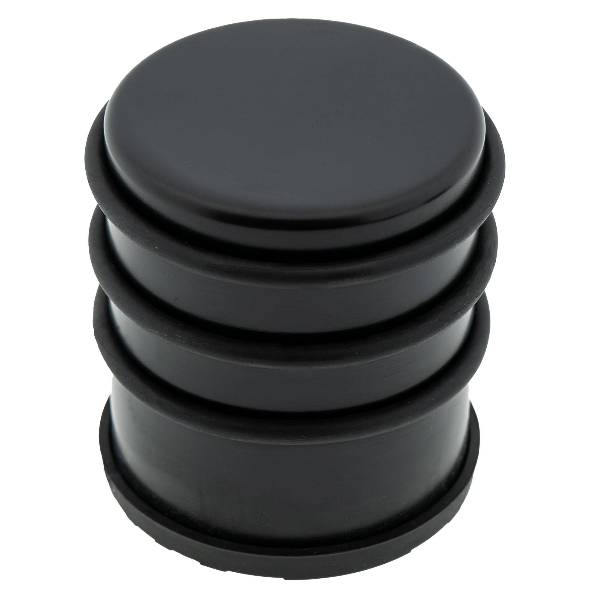 1 x Türstopper gummiert Ø 74 x 80 mm hoch Mattschwarz
