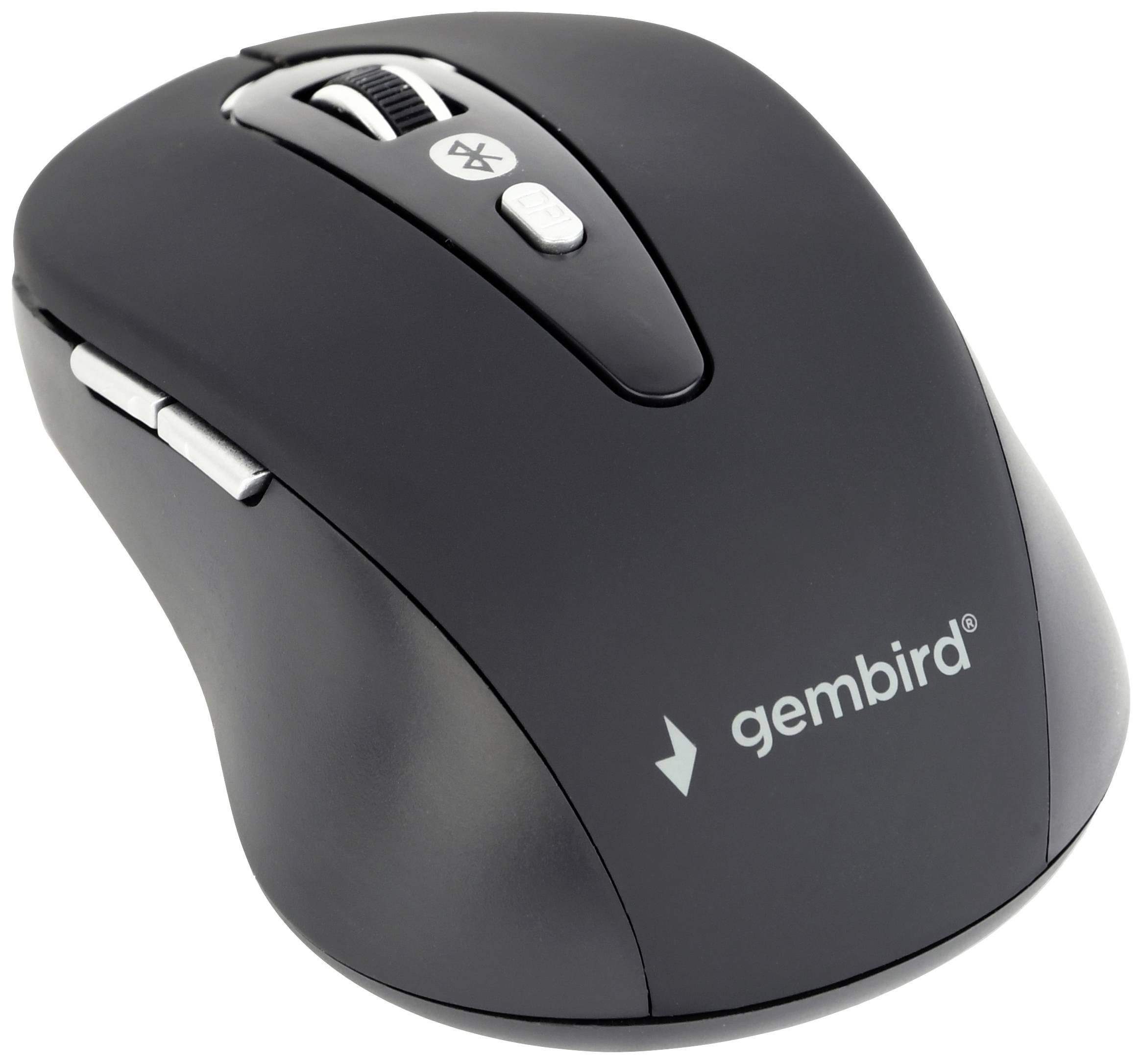 gembird 6-Tasten BT-Maus, schwarz Eingabe / Ausgabe Mäuse & Tastaturen