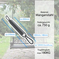 Schwingfeder Schaukelfedern Sonnensegel Feder Hängematte Hängesessel Schaukel Schwingfeder Schaukelfedern Sonnensegel Feder Hängematte Hängesessel Schaukel