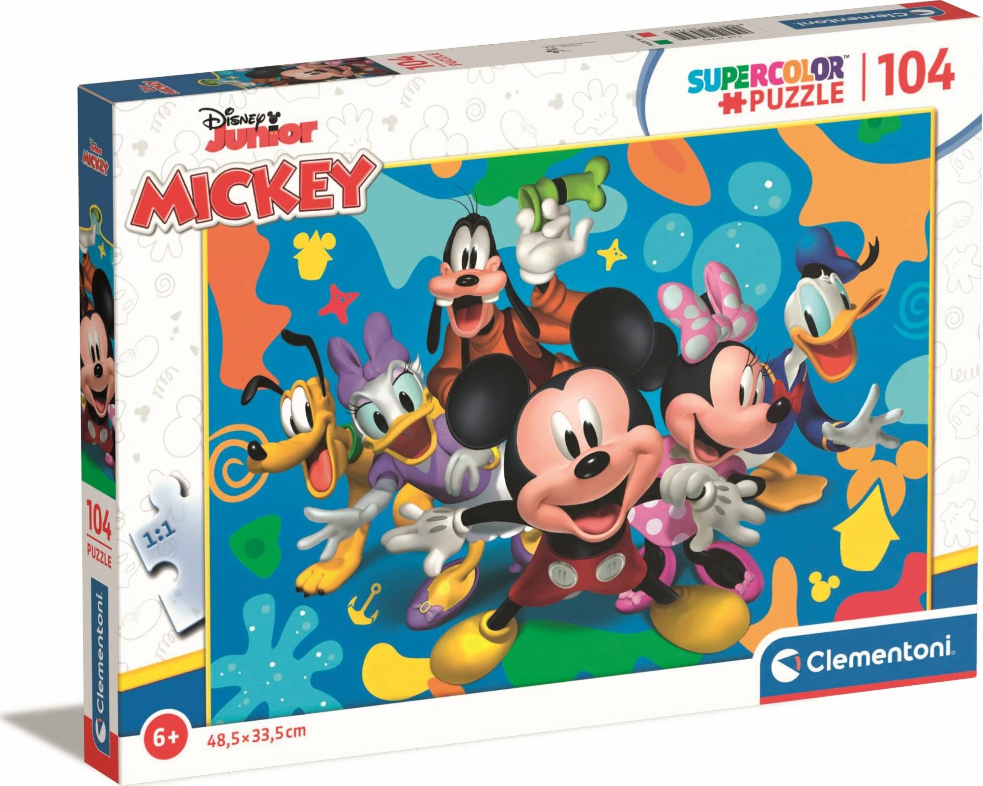 Clementoni Puzzle Disney - Mickey und Freunde, 104 Teile.