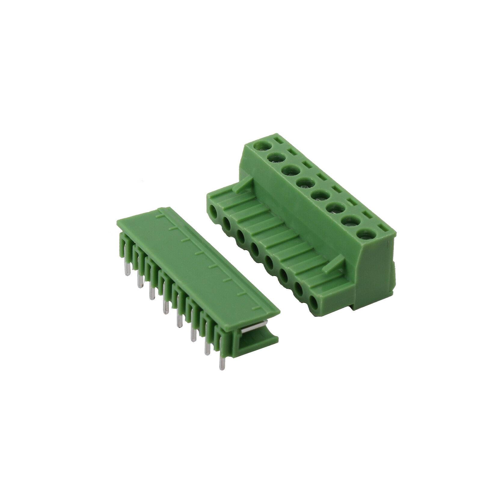 10x Anschlussklemmen Schraubklemmen Printklemmen Leiterplattenklemme RM 5,08 8 Pin