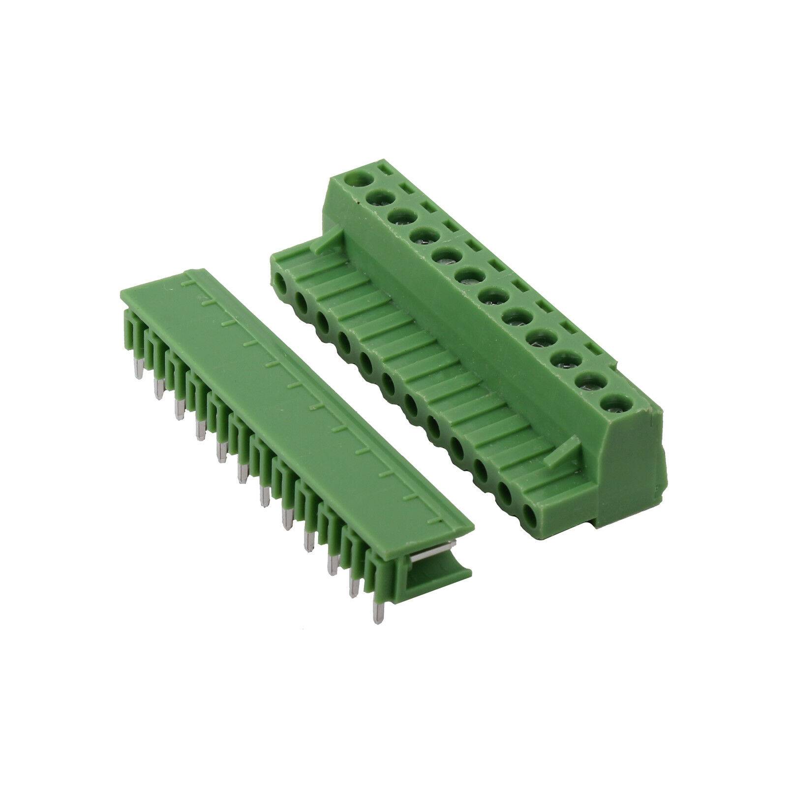 10x Anschlussklemmen Schraubklemmen Printklemmen Leiterplattenklemme RM 5,08 12 Pin