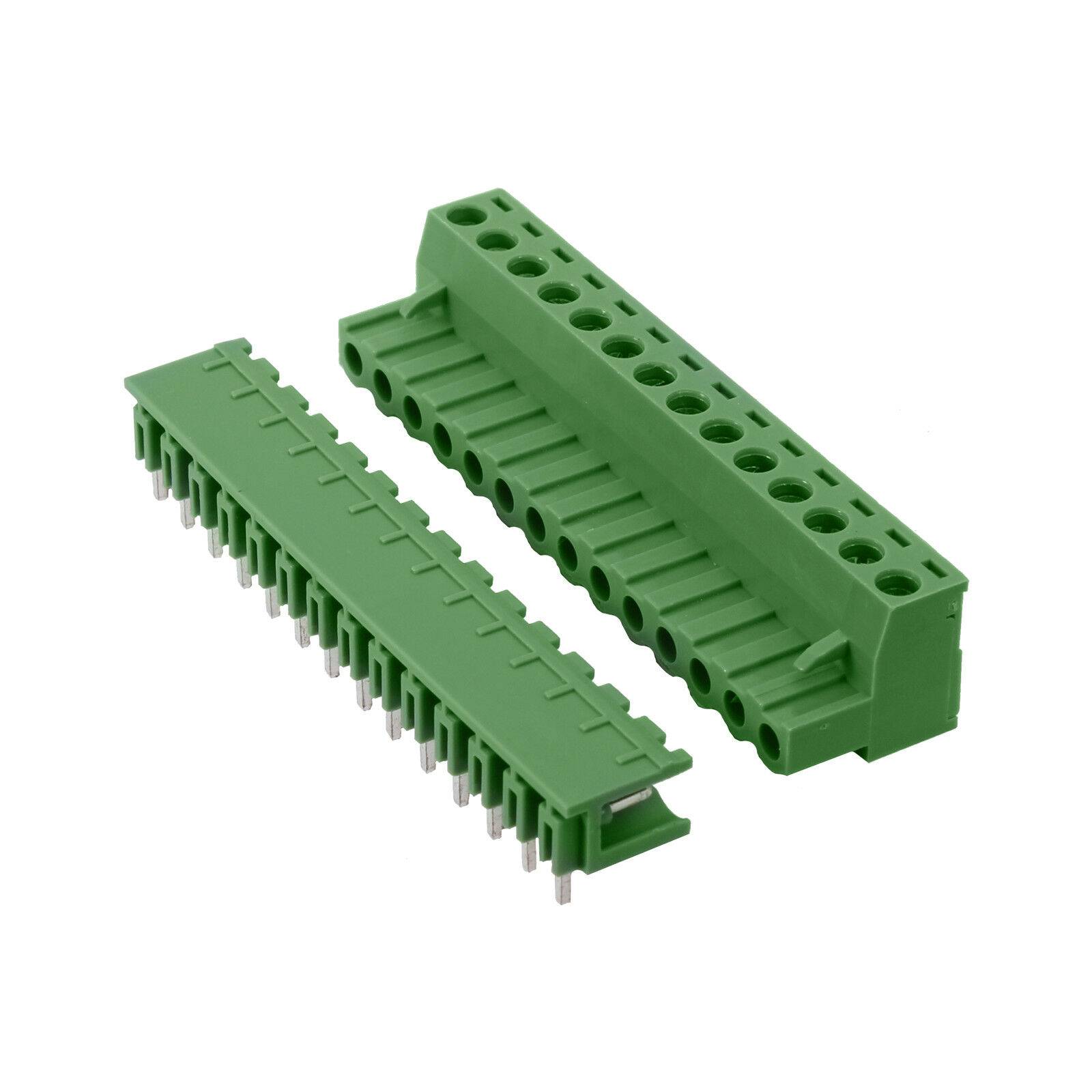 10x Anschlussklemmen Schraubklemmen Printklemmen Leiterplattenklemme RM 5,08 14 Pin