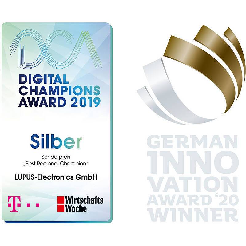 LUPUS - 14200 - Mobil Funk-Rauchmelder, Rauchmelder | nach Richtlinien: DIN 14676, EN 14604, Q-Label | Technik: Funkver