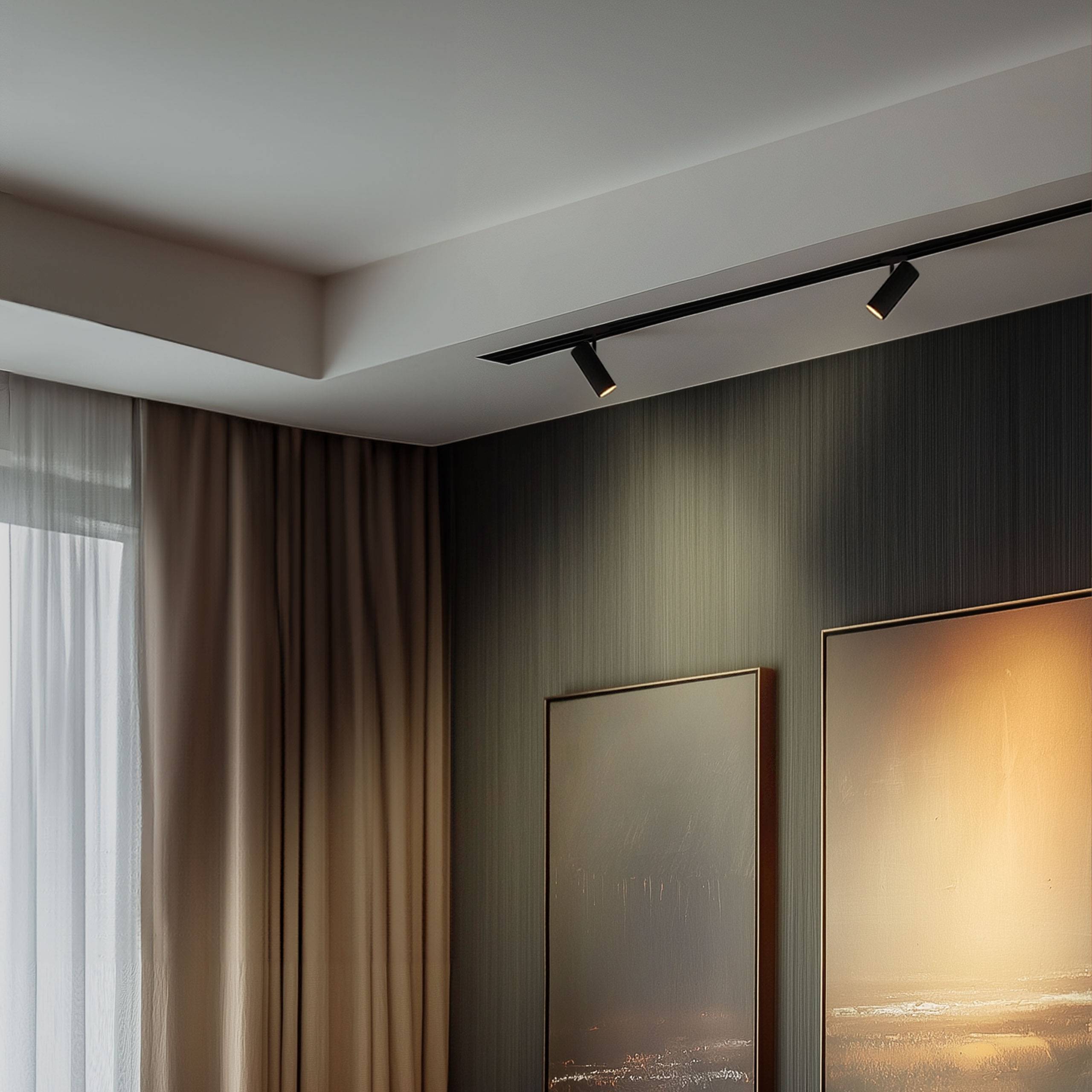 Spectrum LED 3-Phasen Stromschienenstrahler MADARA LIBRA GU10 IP20 max. 10W schwarz