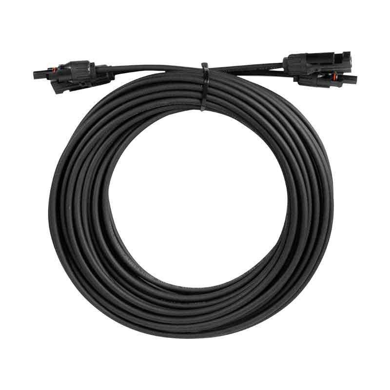 1 Paar 6mm² / 5m Solarstringkabel inkl. montierten T4-Stecker