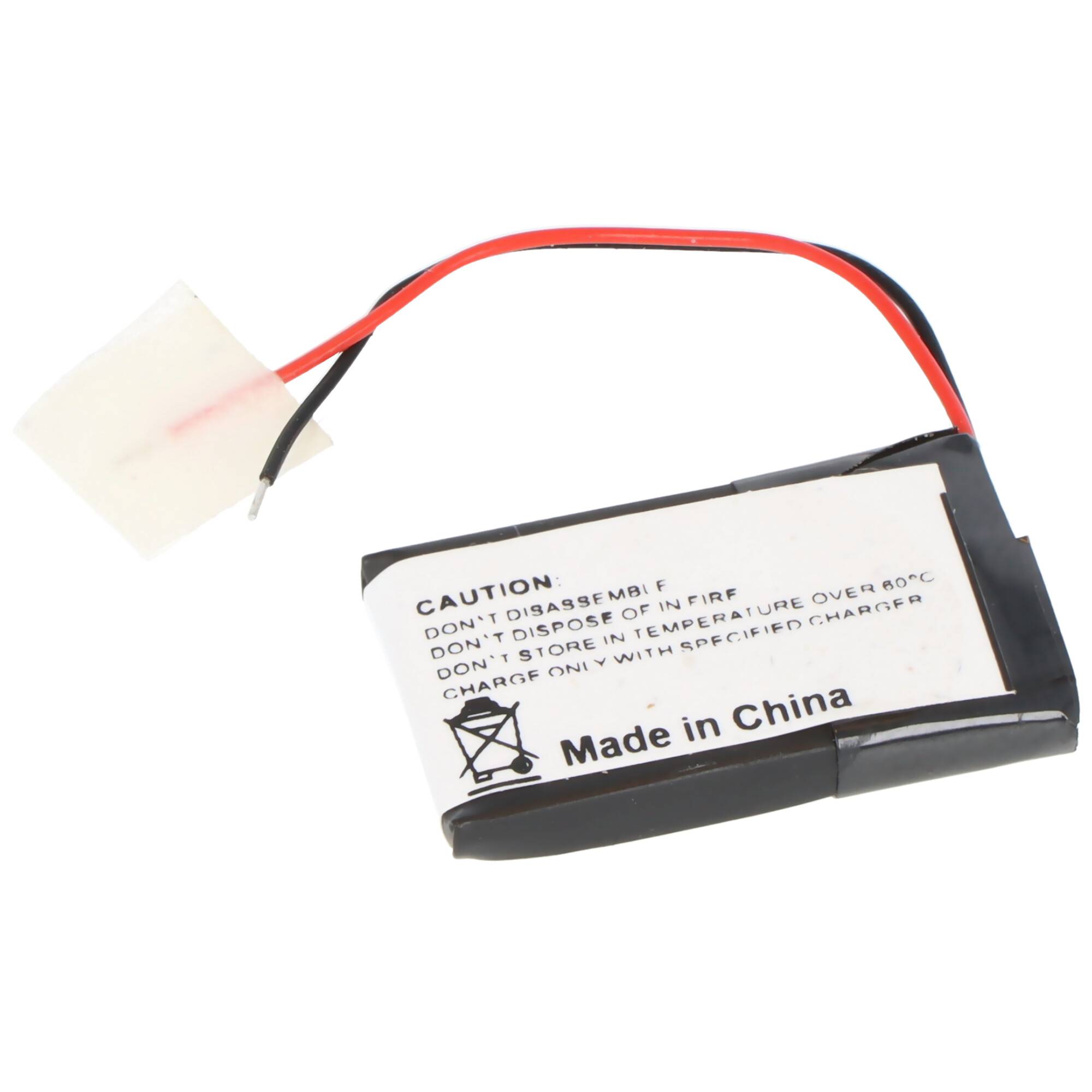 Akku passend für Garmin Vivosmart 5, Li-Polymer, 3,85V, 117mAh, 0,45Wh, ohne Werkzeug