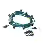 Illu Lichterkette 10m Grün 30xE27 Garten Party Biergarten Außen Made in Germany Illu Lichterkette 10m Grün 30xE27 Garten Party Biergarten Außen Made in Germany