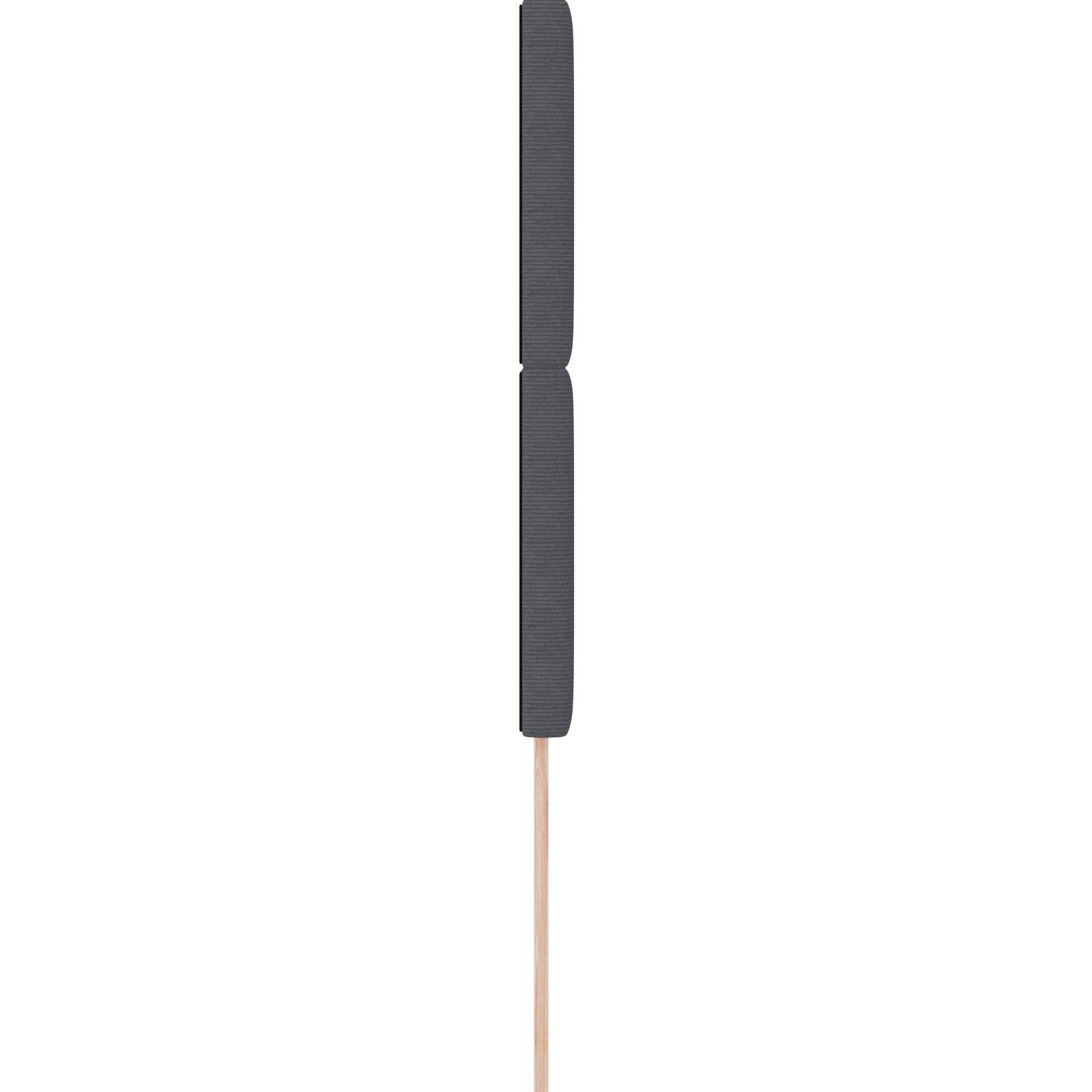 vidaXL Kopfteil Einfarbig Dunkelgrau 100 cm Cordstoff