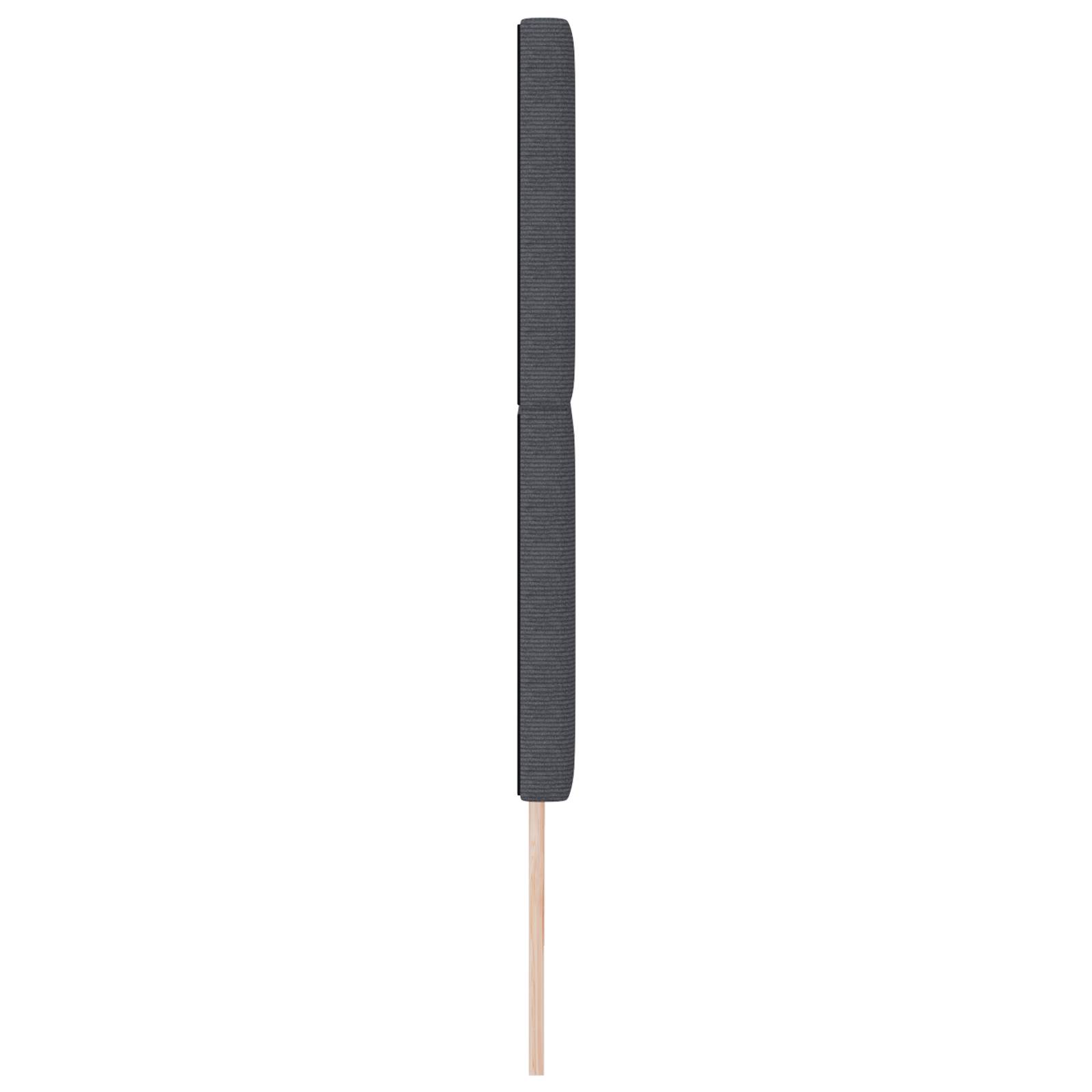 vidaXL Kopfteil Einfarbig Dunkelgrau 180 cm Cordstoff