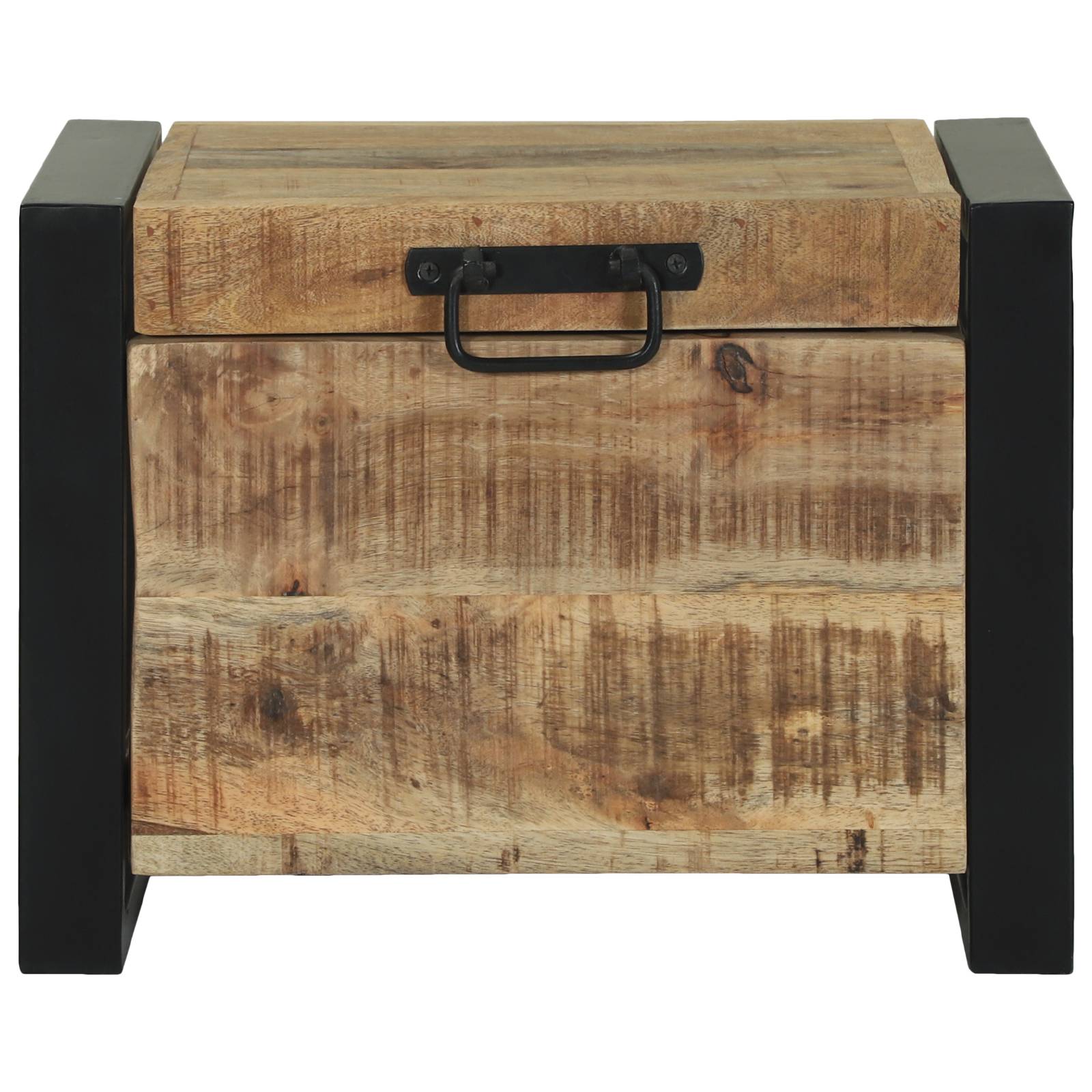 vidaXL Truhen 40x30x30cm Massivholz Mango und Metall