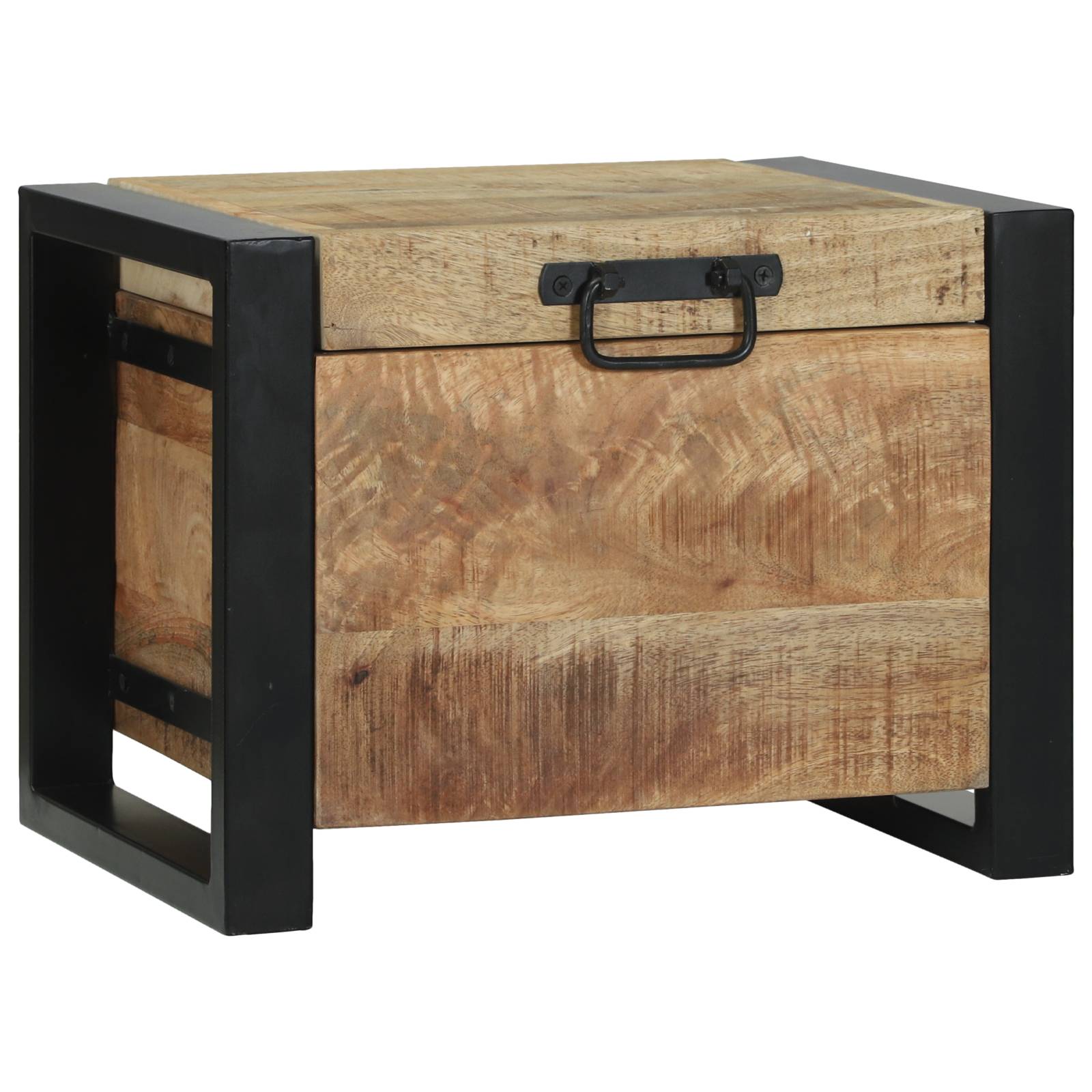vidaXL Truhen 40x30x30cm Massivholz Mango und Metall