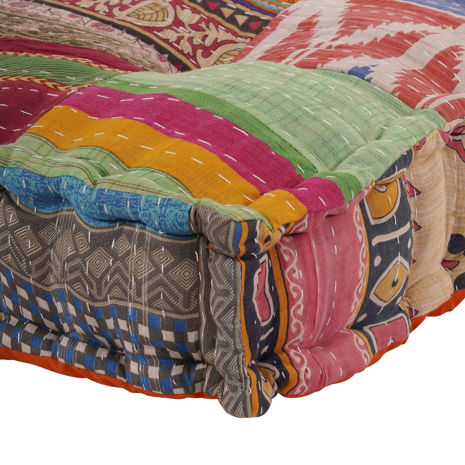 vidaXL Palettenkissen Patchwork Stoff
