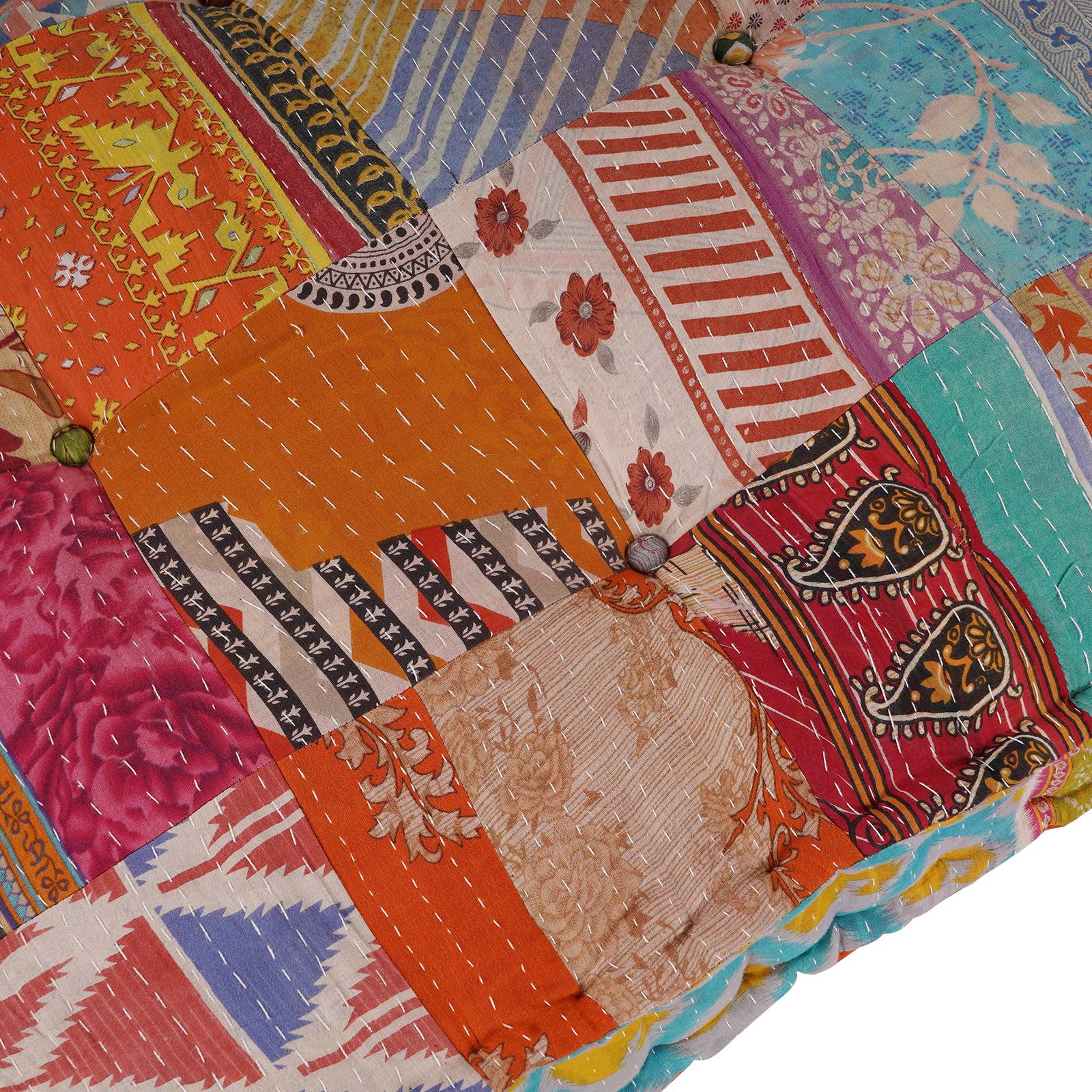 vidaXL Palettenkissen Patchwork Stoff