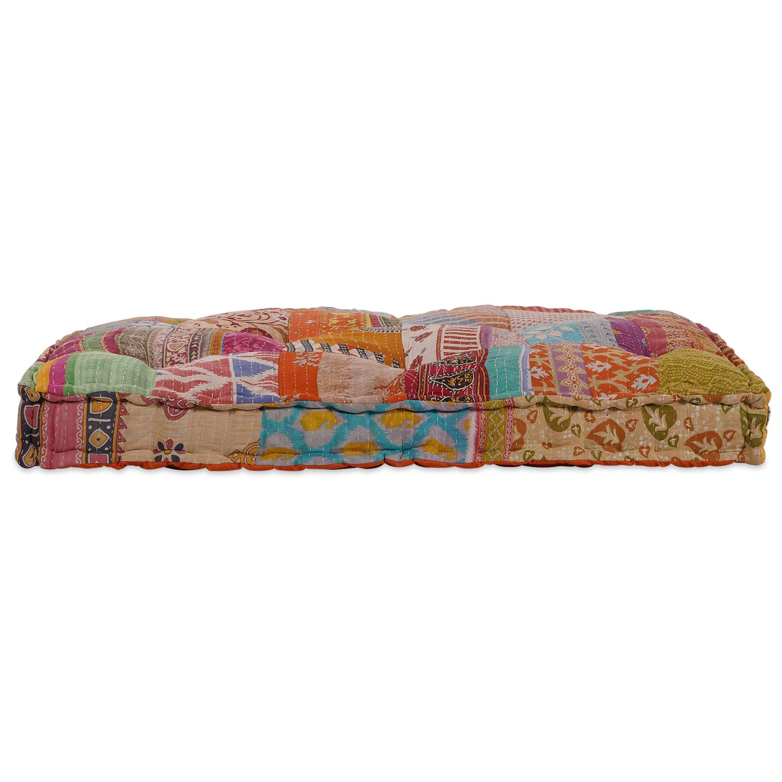 vidaXL Palettenkissen Patchwork Stoff