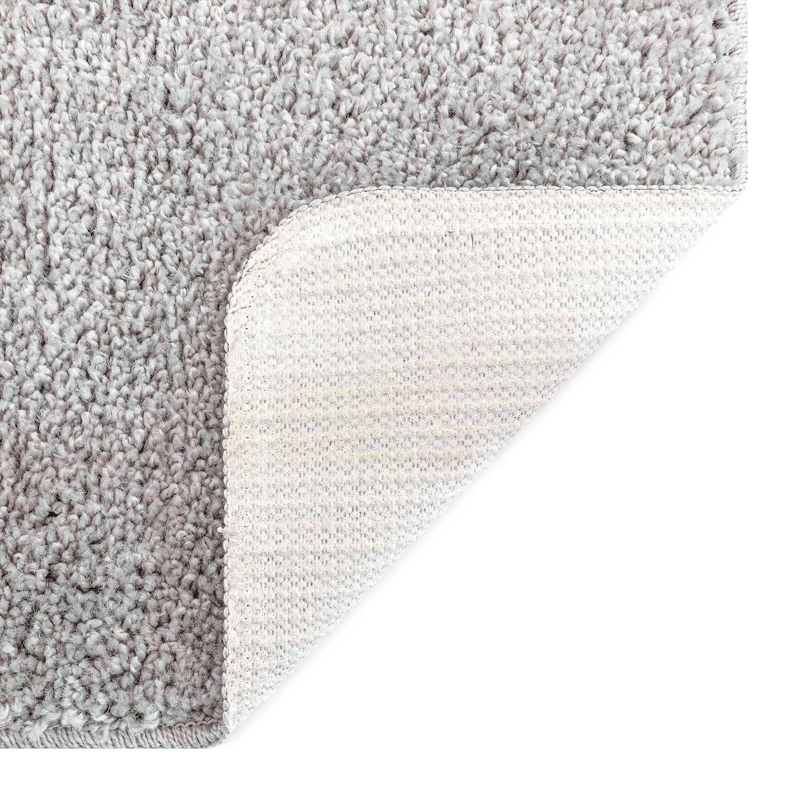vidaXL Badematte Rechteckig Grau 50x80 cm Polypropylen Rutschfest