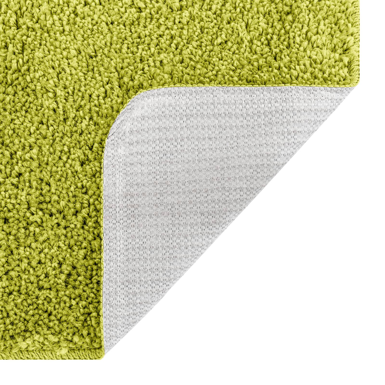 vidaXL Badematte U-Form Grün 50x50 cm Polypropylen Rutschfest