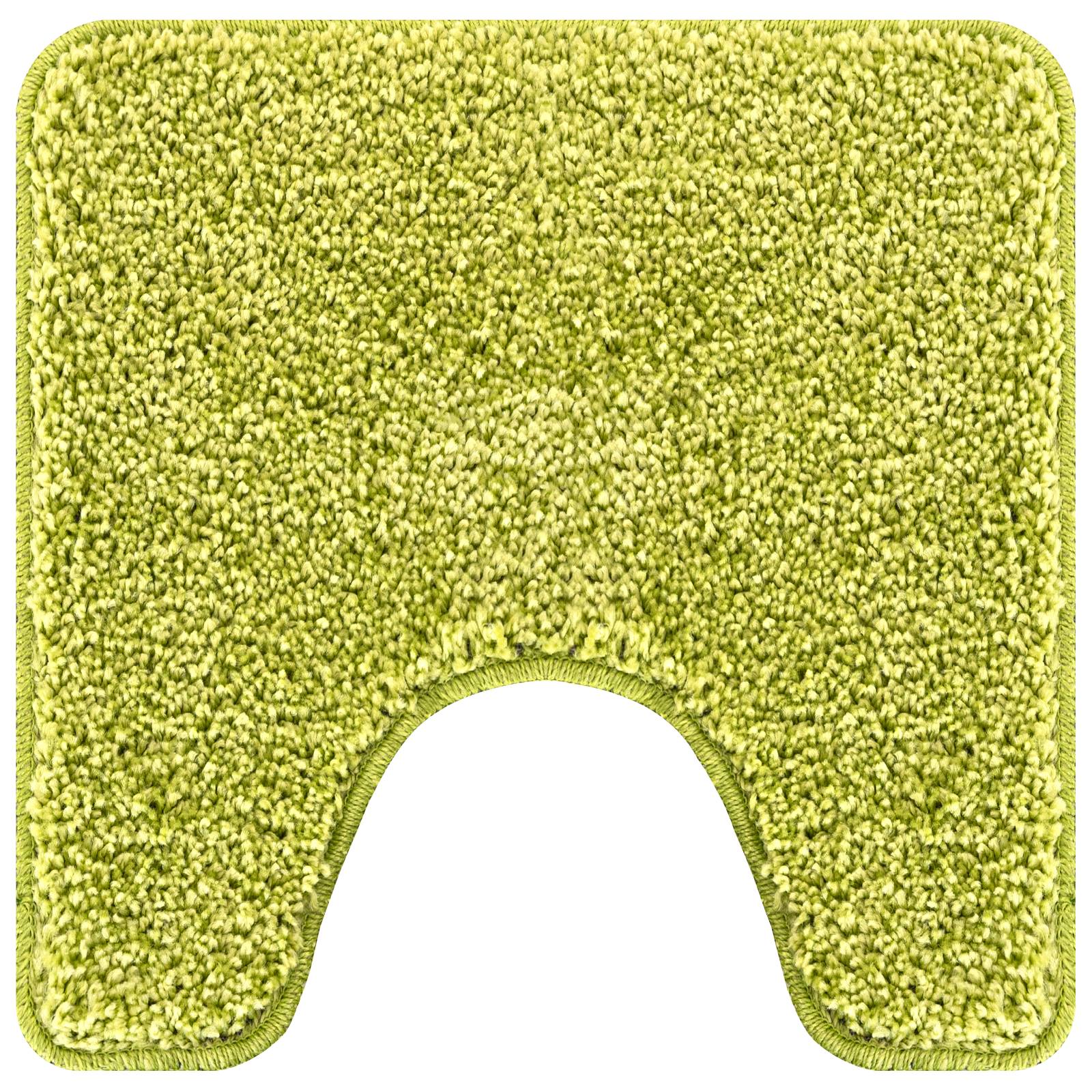vidaXL Badematte U-Form Grün 50x50 cm Polypropylen Rutschfest