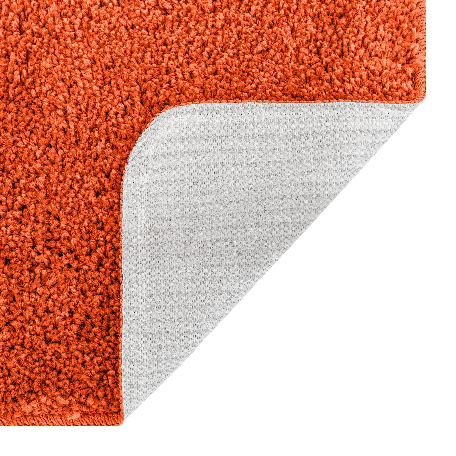 vidaXL Badematte Rechteckig Orange 50x80 cm Polypropylen Rutschfest