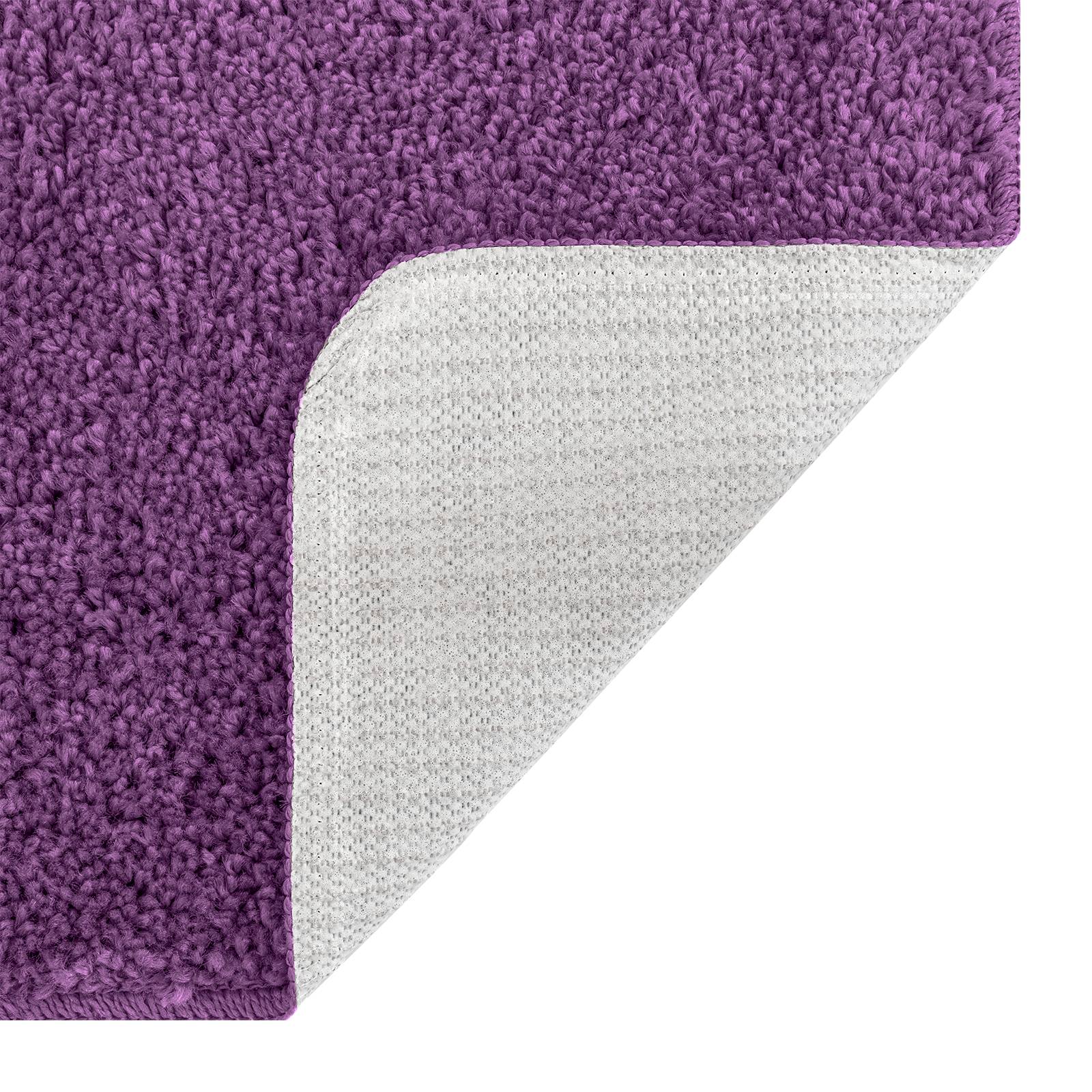 vidaXL Badematte Rechteckig Lila 50x80 cm Polypropylen Rutschfest
