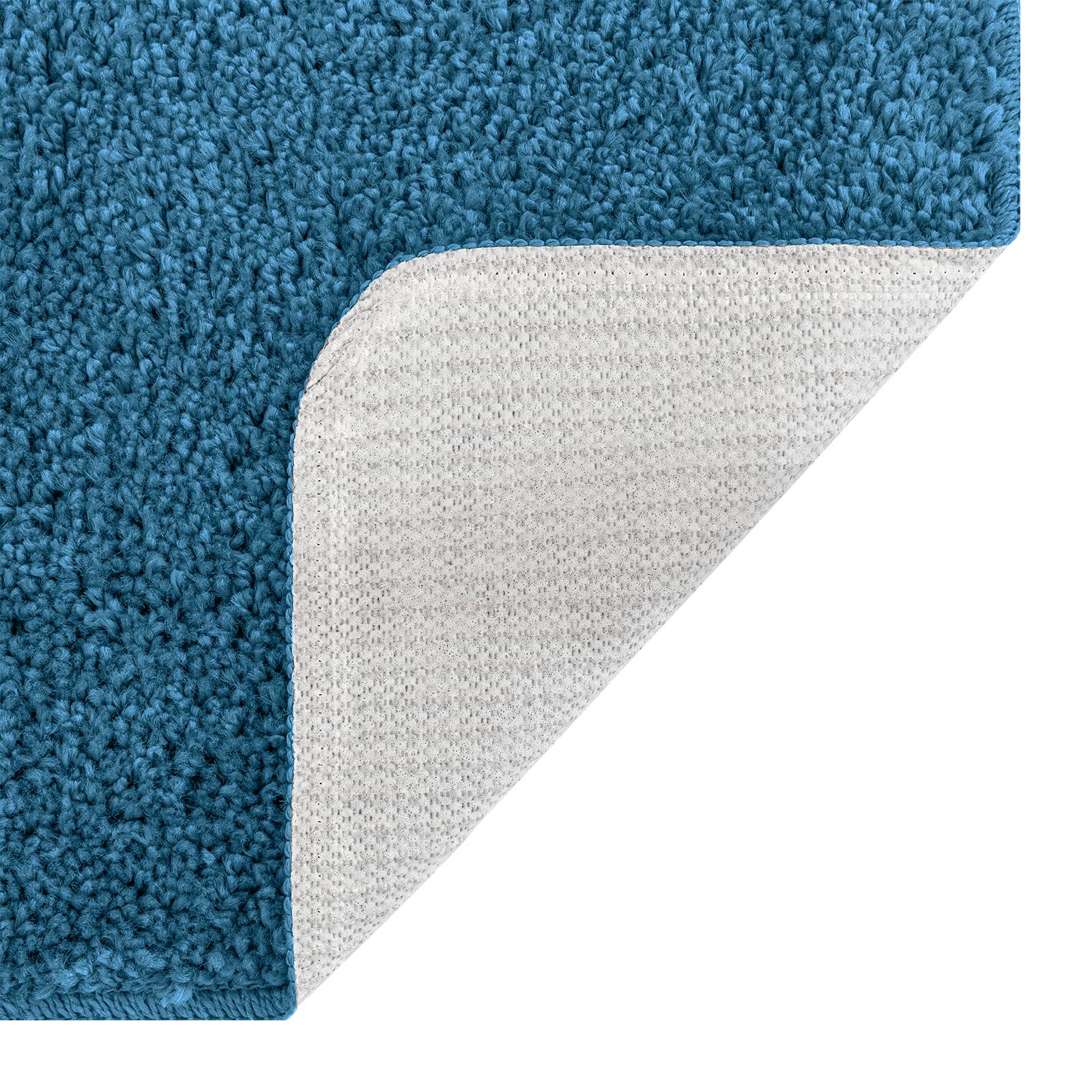 vidaXL Badematte Rechteckig Blau 70x120 cm Polypropylen Rutschfest
