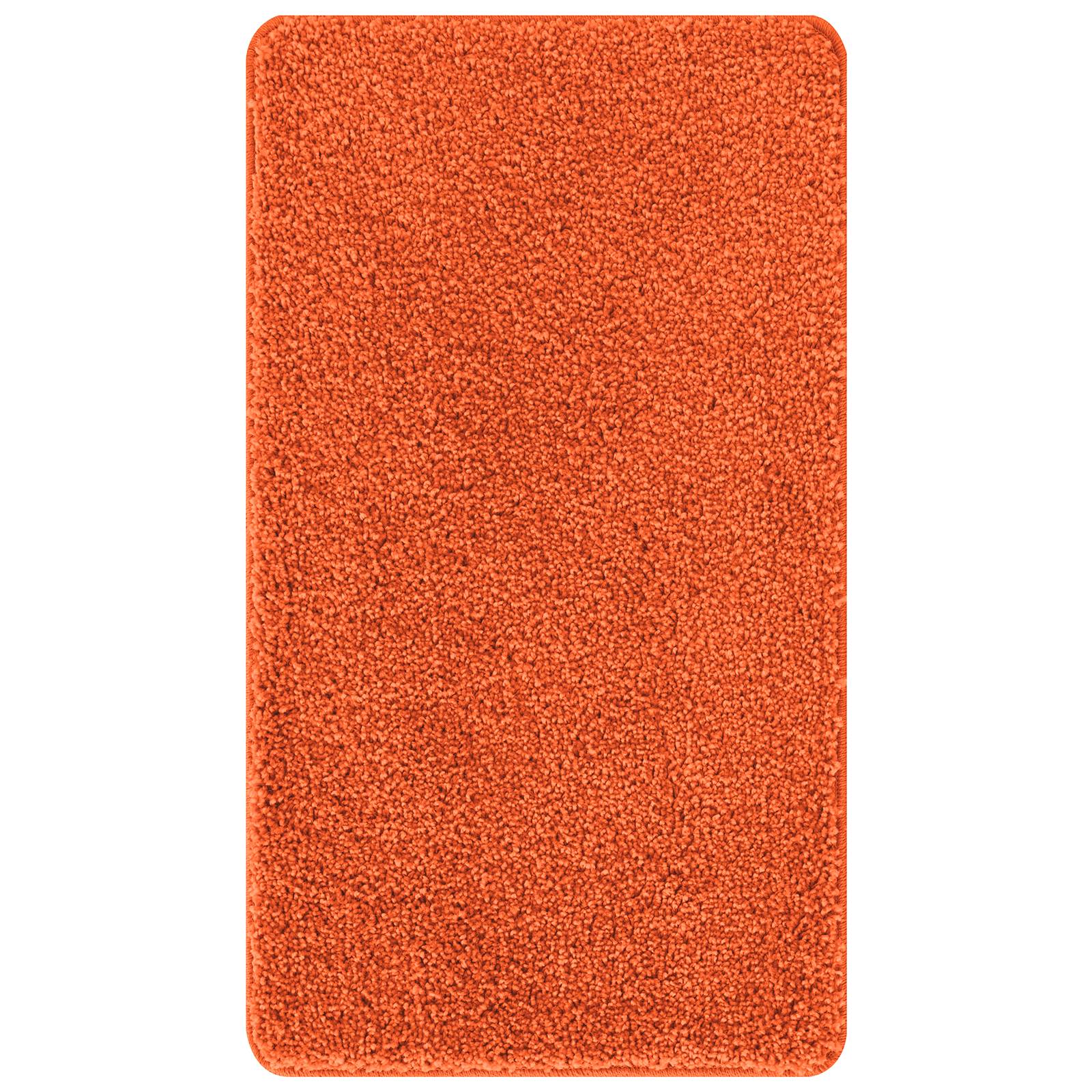 vidaXL Badematte Rechteckig Orange 70x120 cm Polypropylen Rutschfest
