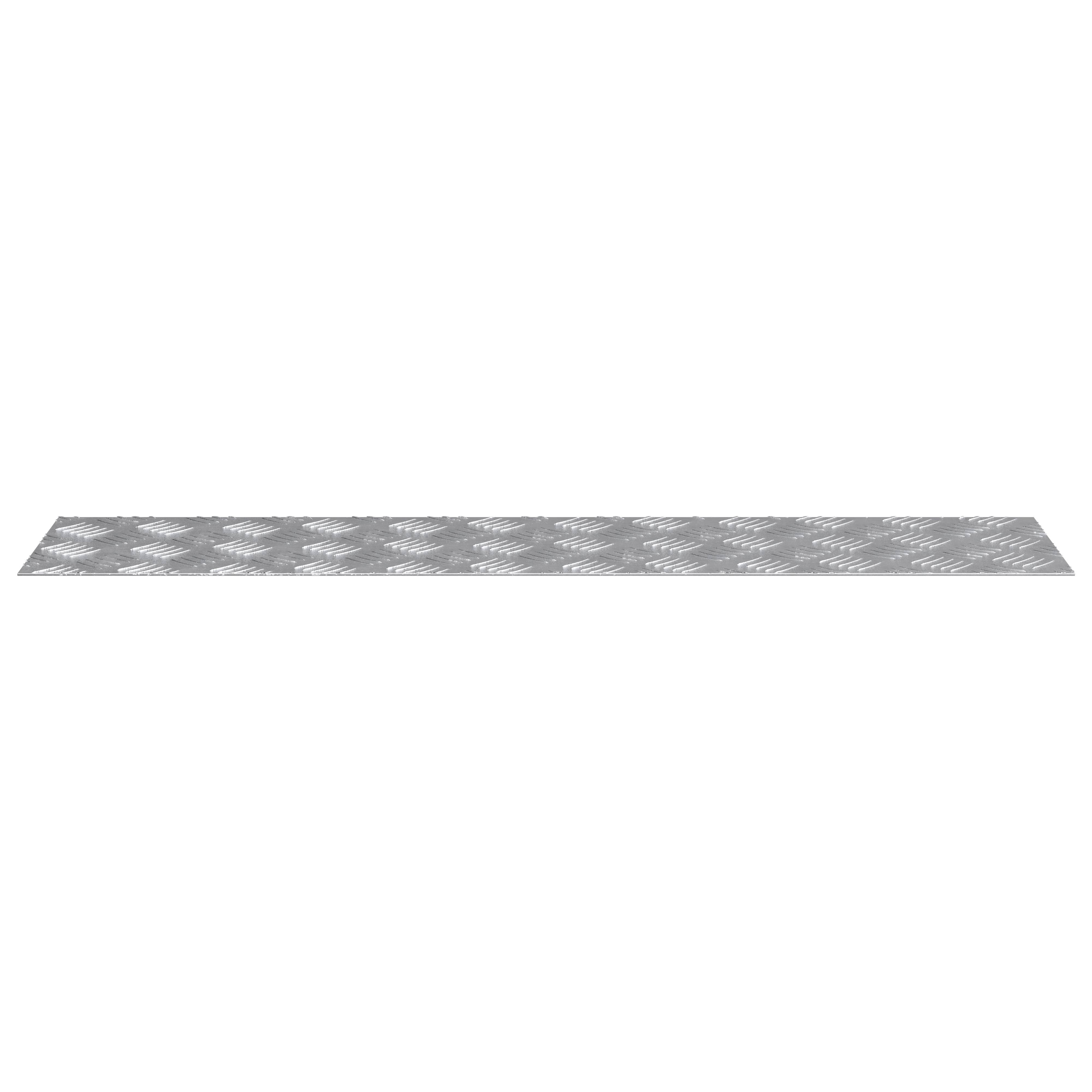 vidaXL Aluminium-Riffelbleche 2 Stk. Rutschfest 90x20 cm