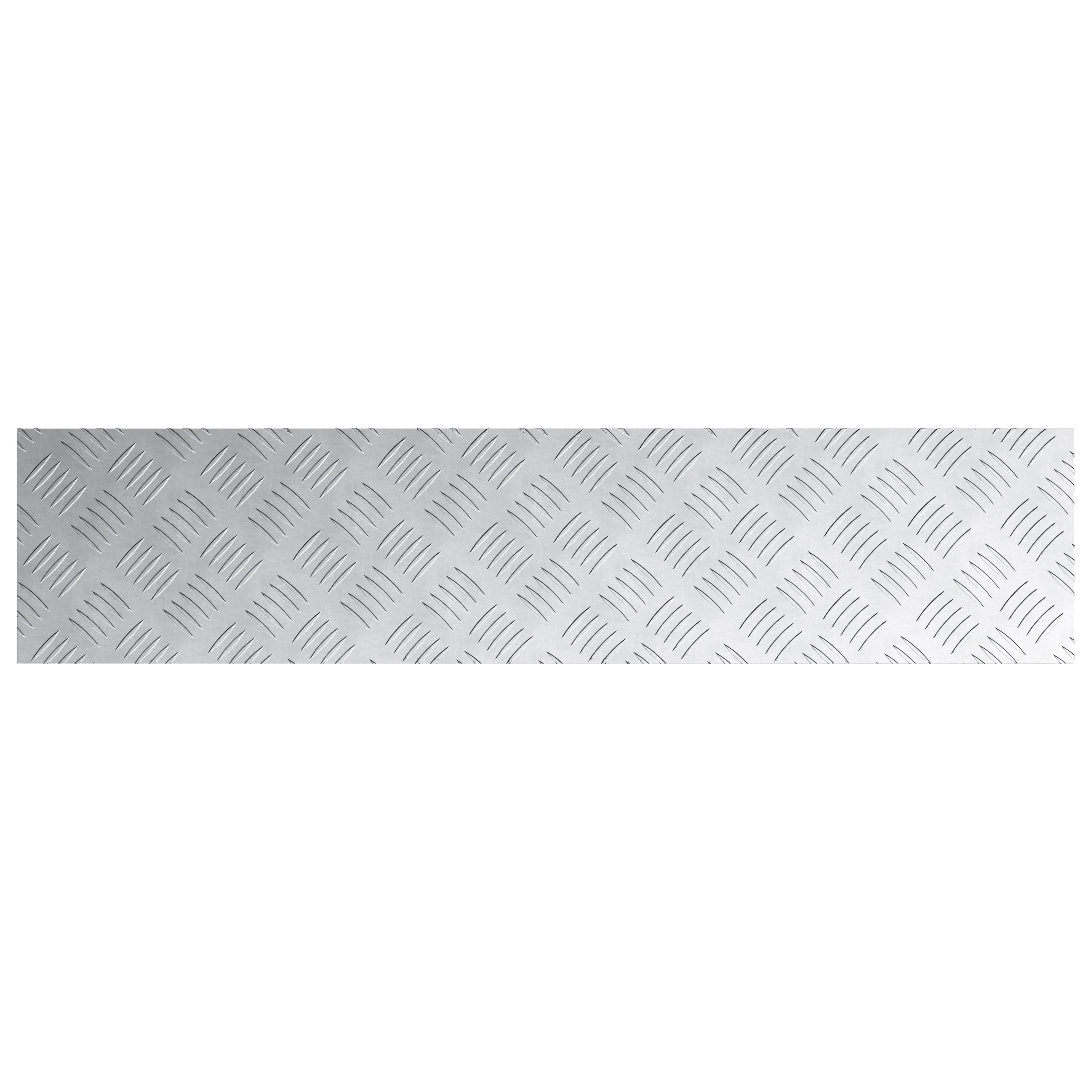 vidaXL Aluminium-Riffelbleche 2 Stk. Rutschfest 90x20 cm