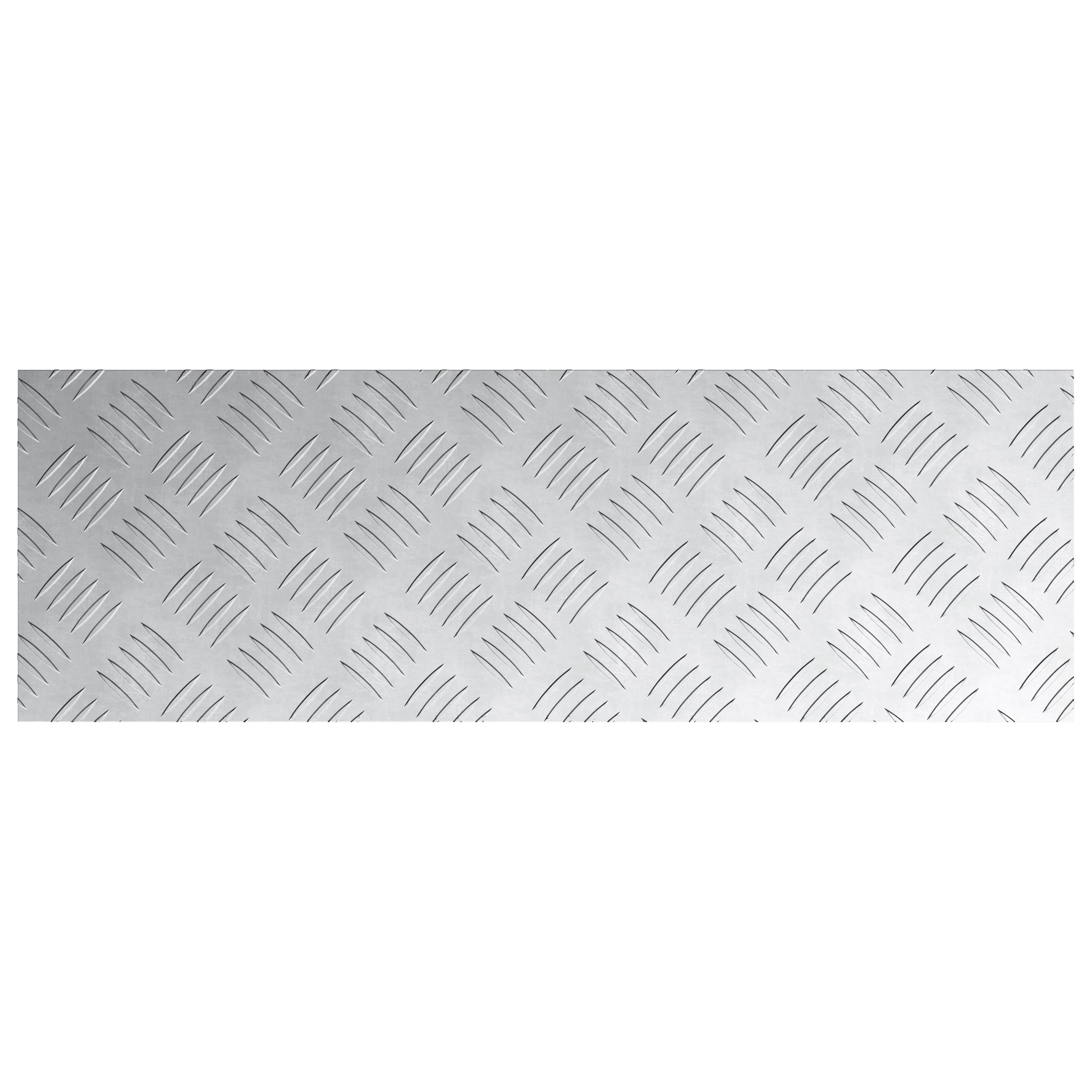 vidaXL Aluminium-Riffelbleche 4 Stk. Rutschfest 75x25 cm