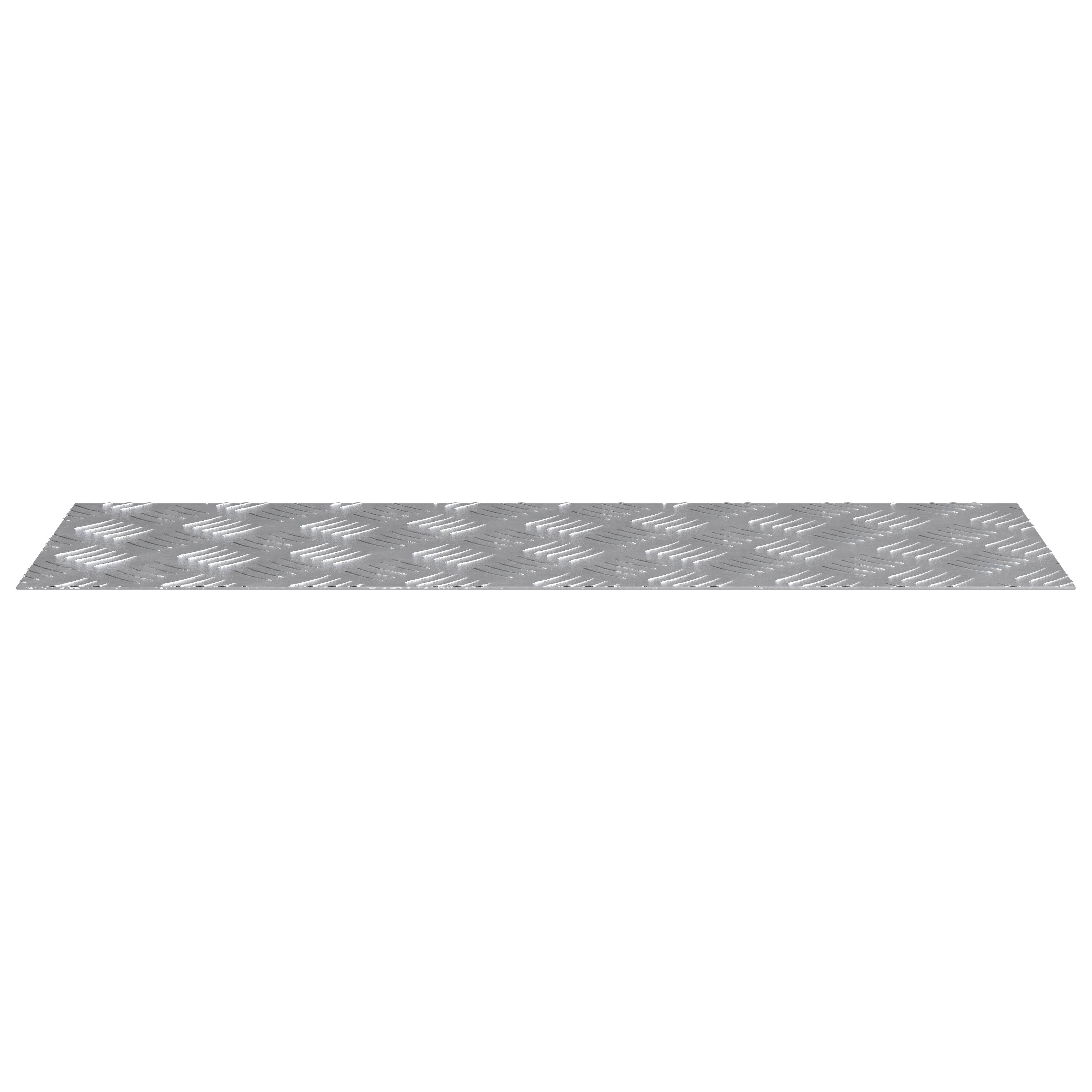 vidaXL Aluminium-Riffelbleche 4 Stk. Rutschfest 75x25 cm